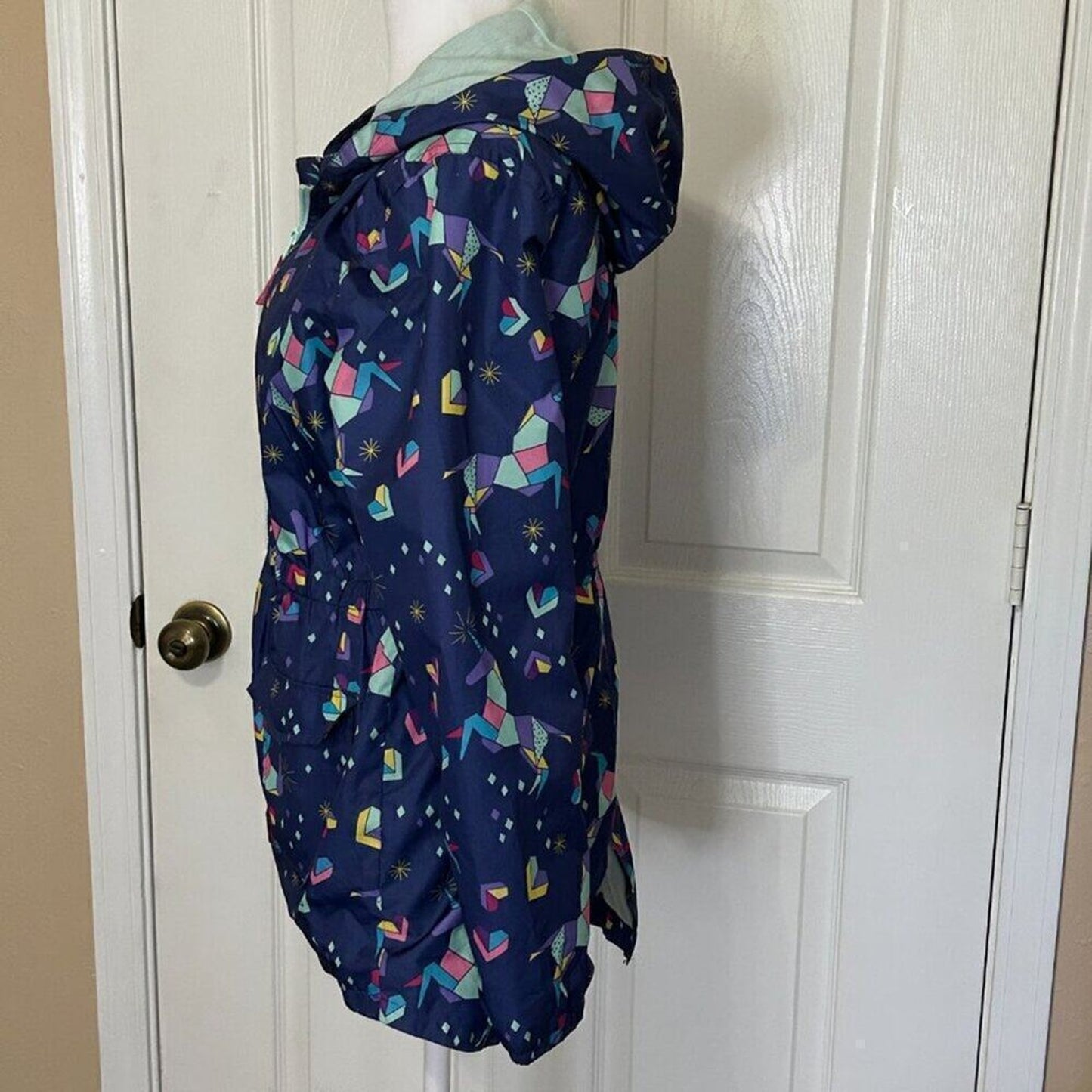 CAT & JACK Zip-up Hoodie Jacket Multi-Color Windbreaker Size XL (14-16)