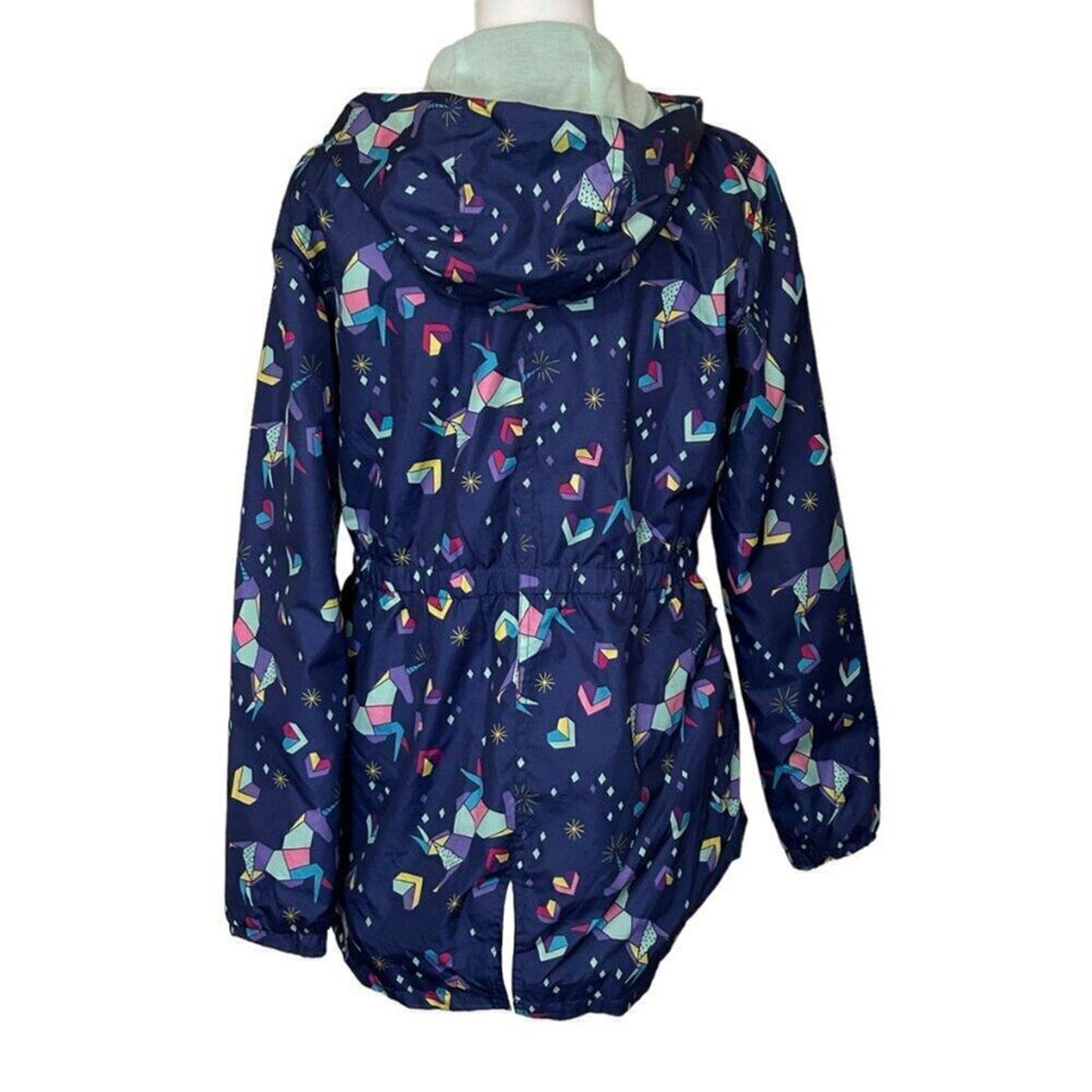 CAT & JACK Zip-up Hoodie Jacket Multi-Color Windbreaker Size XL (14-16)
