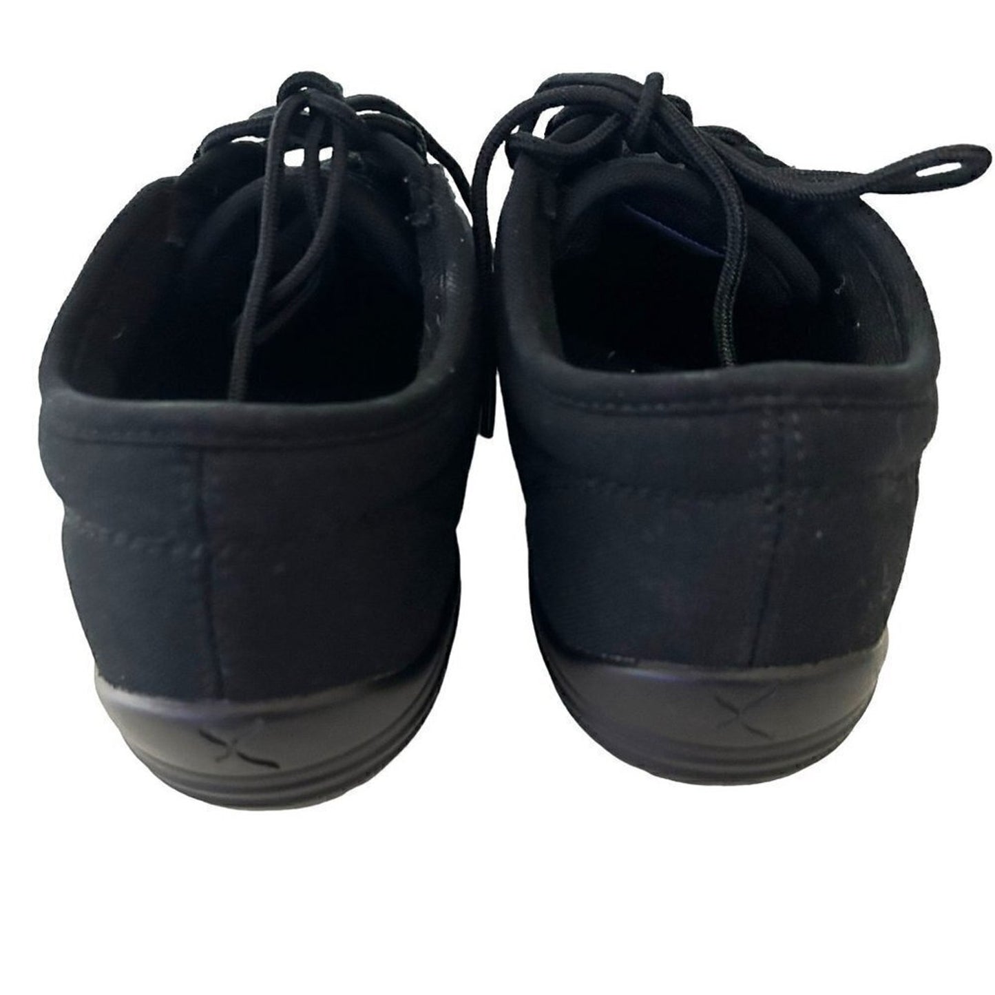 Capezio Women's Canvas Comfort Shoes Size 8 Black Snug Fit Canvas Uppers #1535