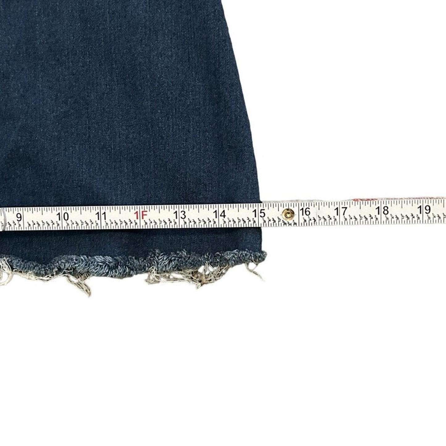 Dior Carter Women's Bell 15" Bottom Flare Distressed Jeans, Size 25 #J4-1581