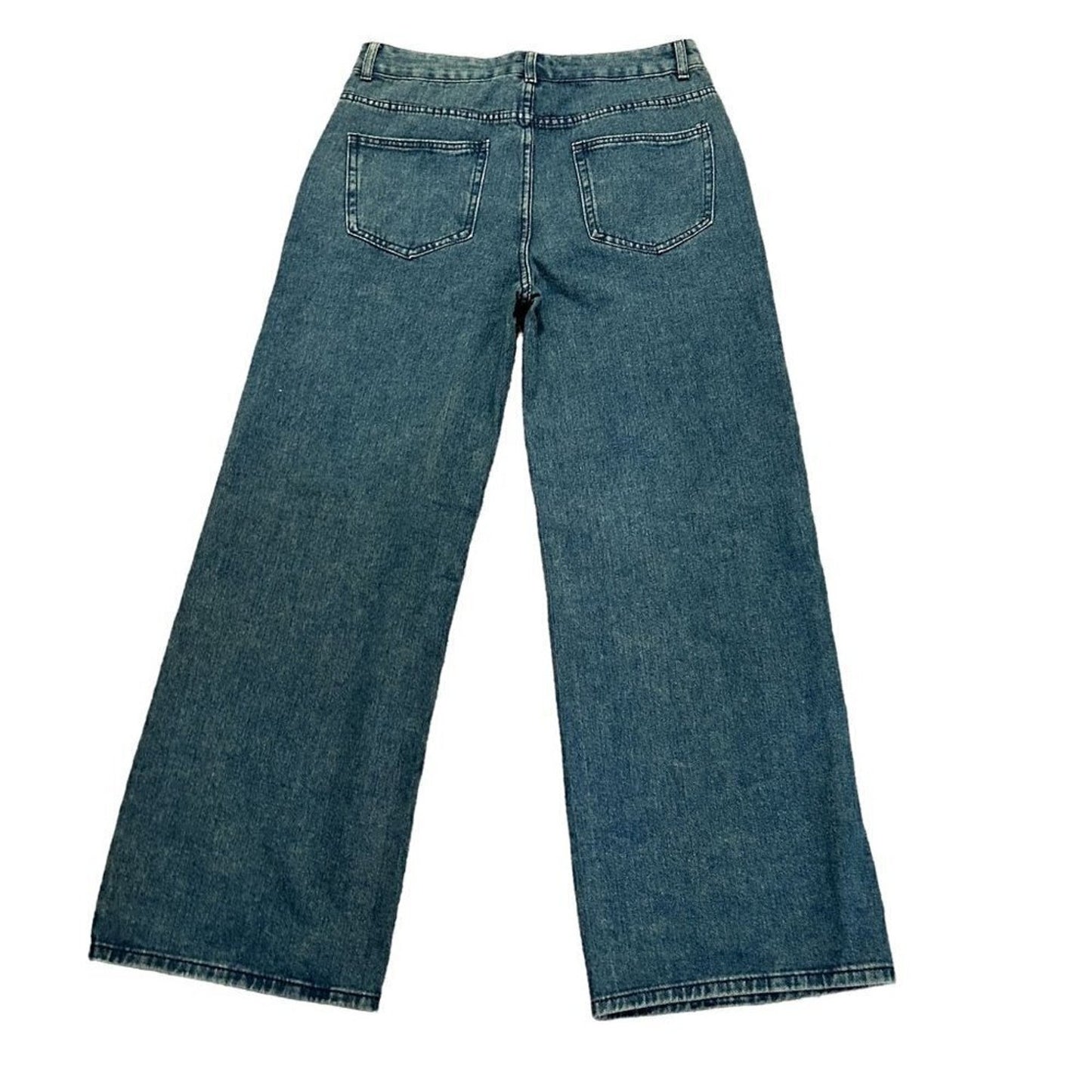 Tengda Jeans Wide Legs Size 30", 10" Leg, Blue Straight Leg, High Rise #J3-#1520
