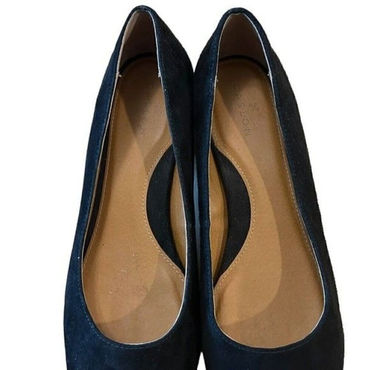 Caslon Women's Shoes Suede Leather Comfort Black Size 7.5 #S1-1326