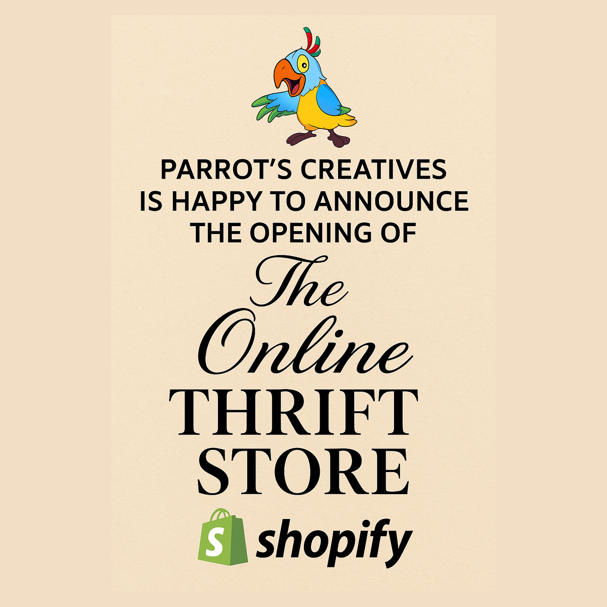 🎉 The Online Thrift Store Has Officially Launched!
