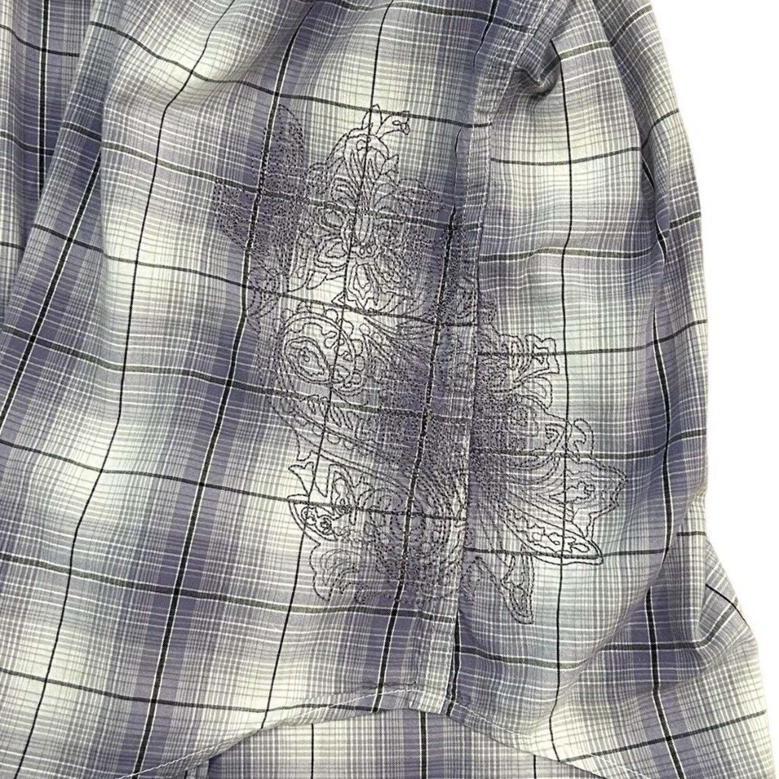 Helix Mens Black Pearl Snap Shirt Size ( XL )  Long Sleeve Western Cowboy #M1386