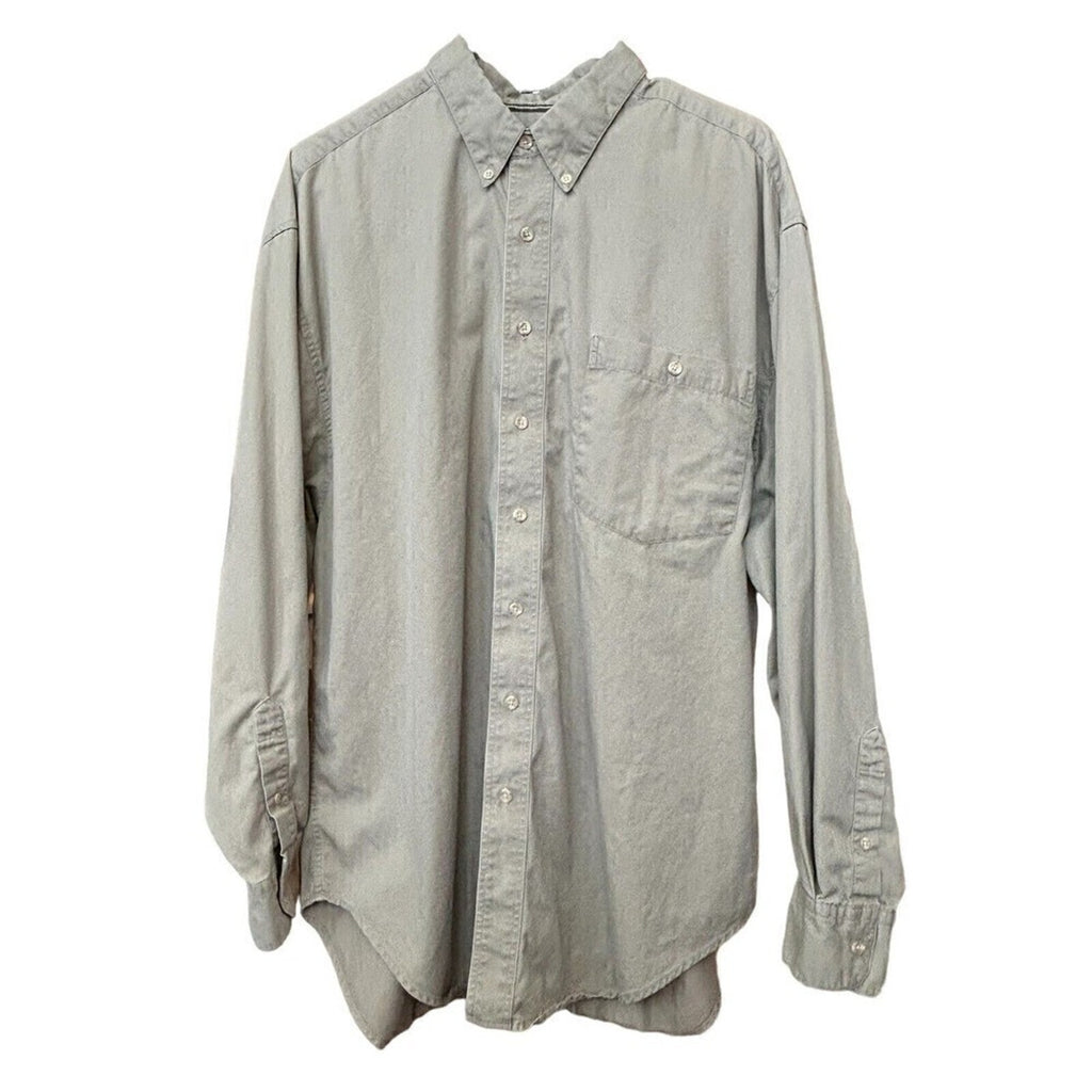 Duck Head Men's Shirt Long Sleeve Button Up Beige Size XL #A1154