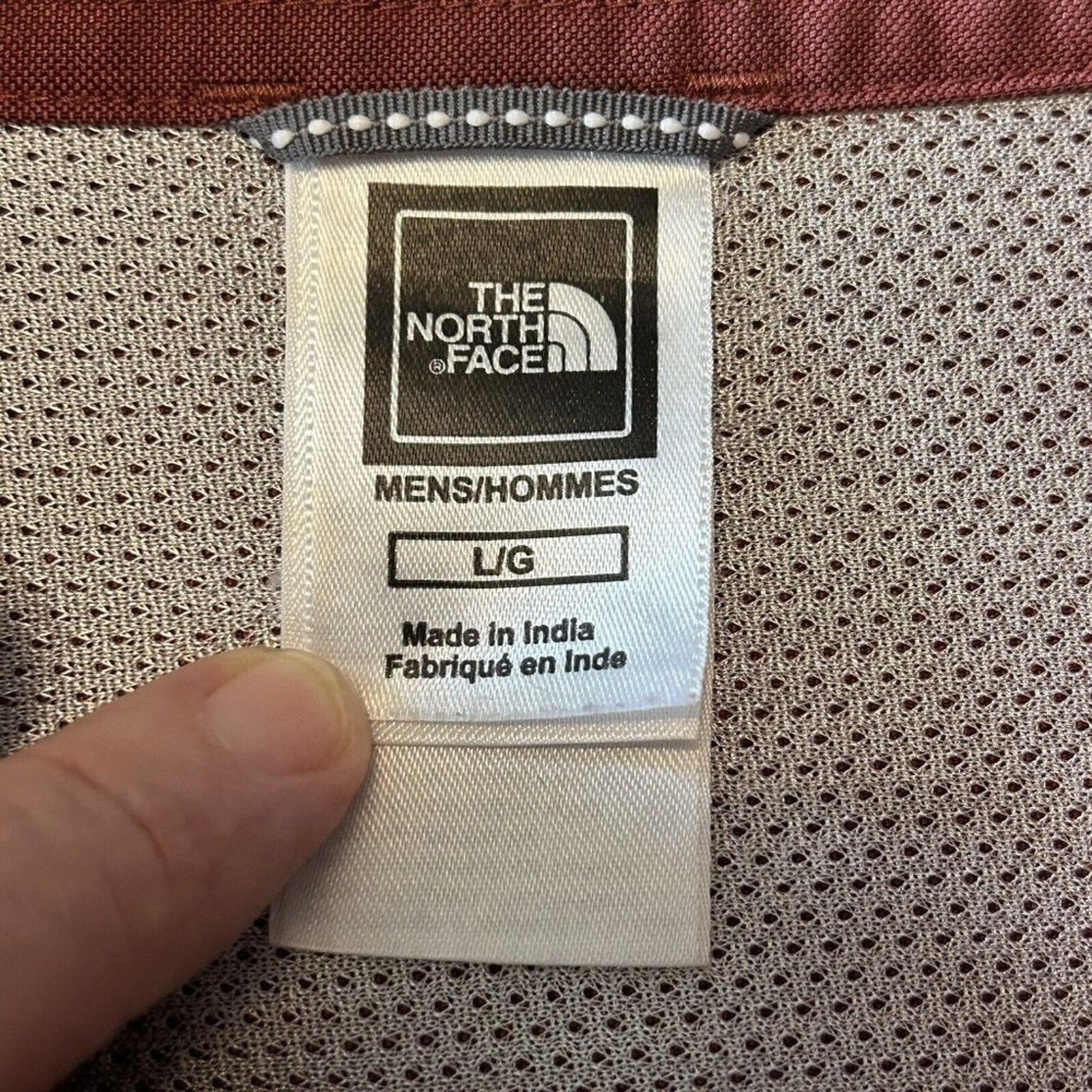 The North Face Button Down Shirt L Convertible Sleeve Zip Chest Pocket #G1231