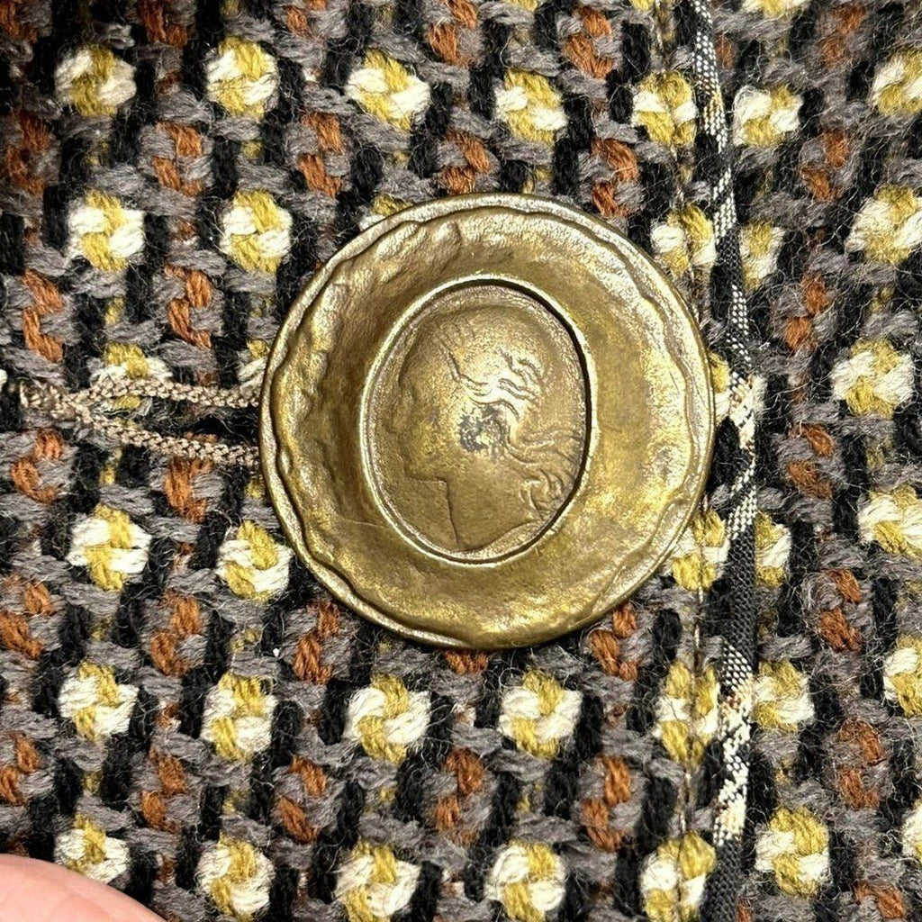 Catherine Andre Women's Coat 100% LAINE (Wool) Size in Description, Made In Fran