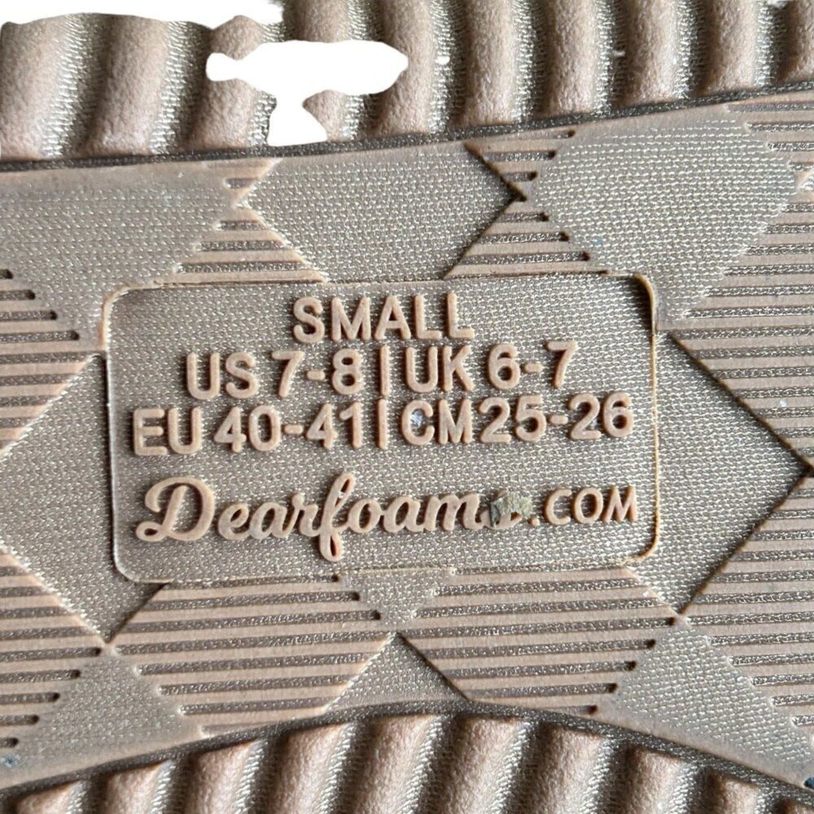 Dearforms Slippers Men's Size 7-8 US, 40-41 EUR Grey Cozy Comfort Grey Tan #S5