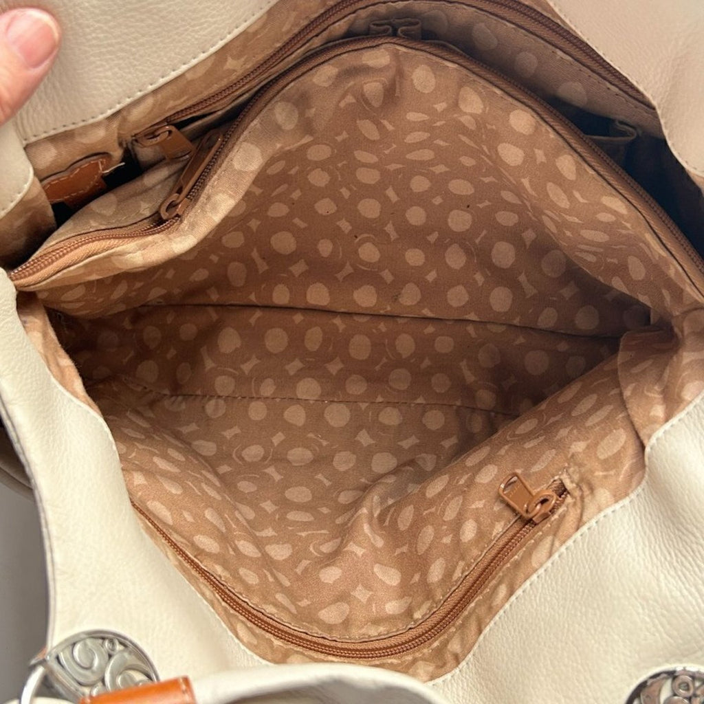 Brighton - Bag Tote - Heritage Collection Callie Taxco Mexican Silver Leather