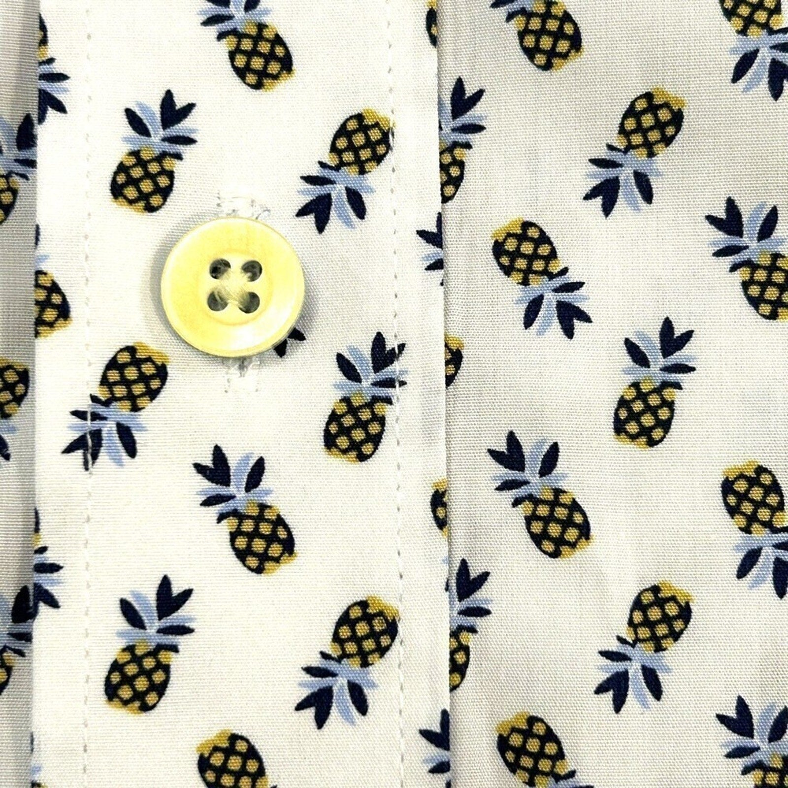 Johnston & Murphy Women's Blouse Short Sleeve Pineapple Size (S) #J13