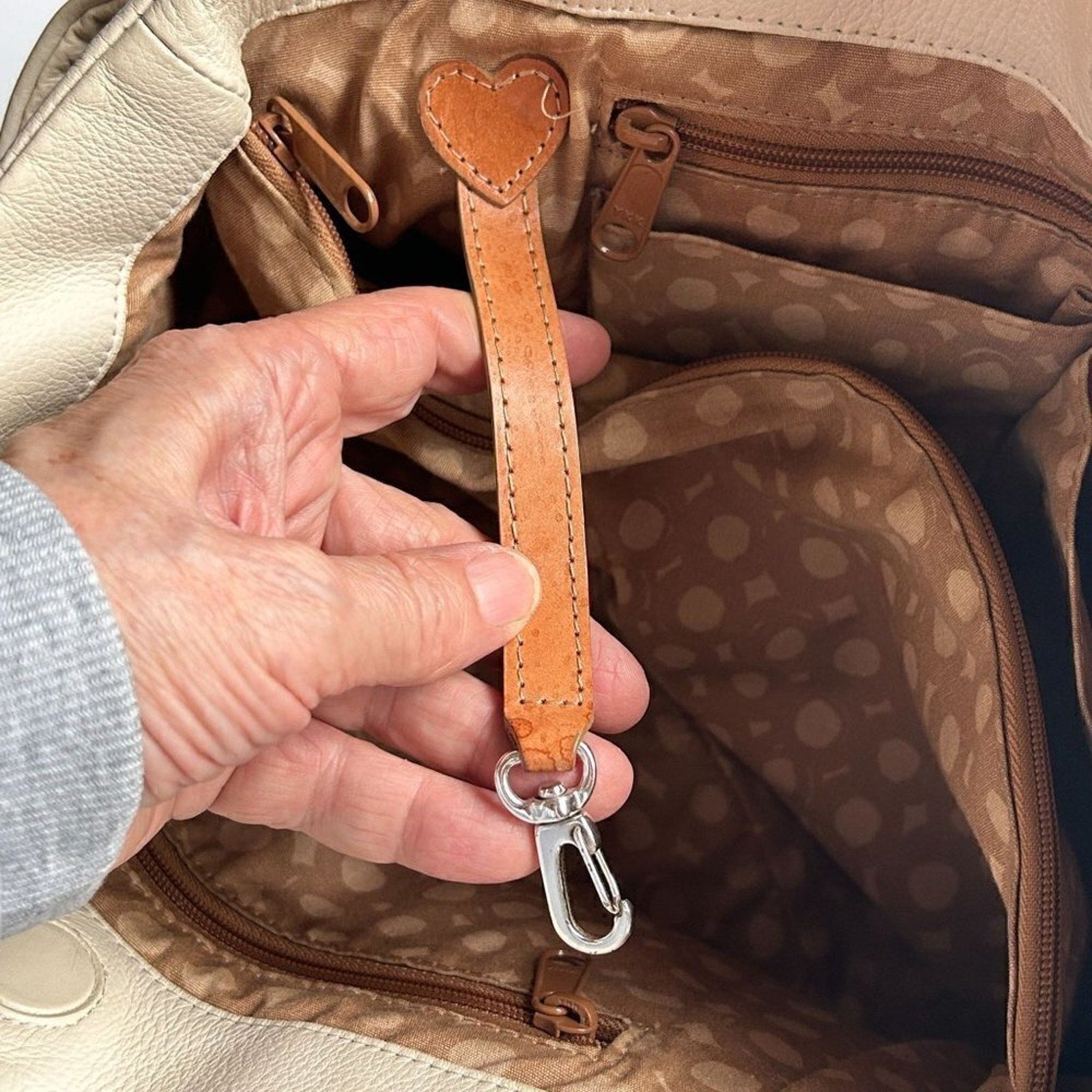 Brighton - Bag Tote - Heritage Collection Callie Taxco Mexican Silver Leather