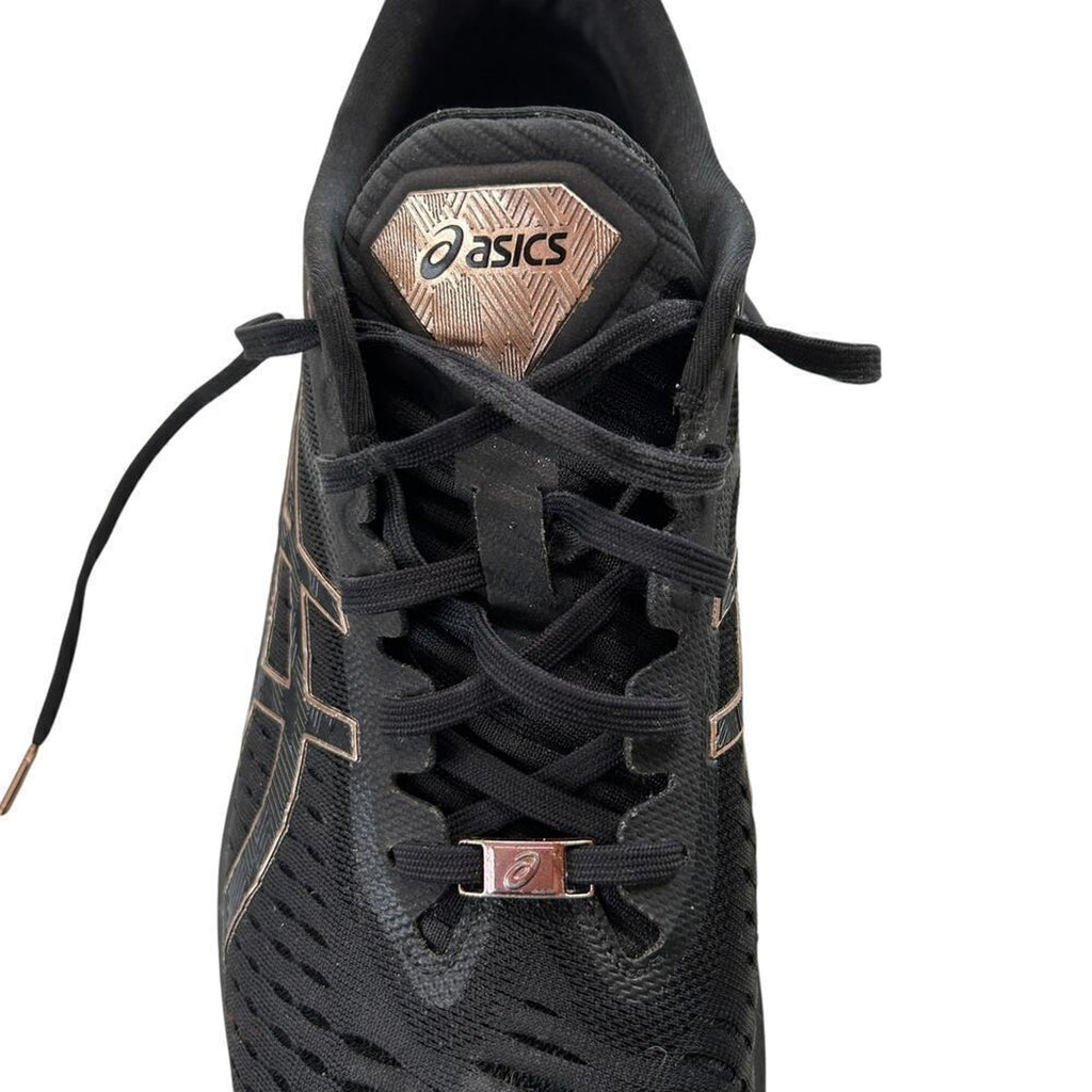 ASICS Women’s Novablast Black Rose Gold Running Shoes — Size 9.5 (US)