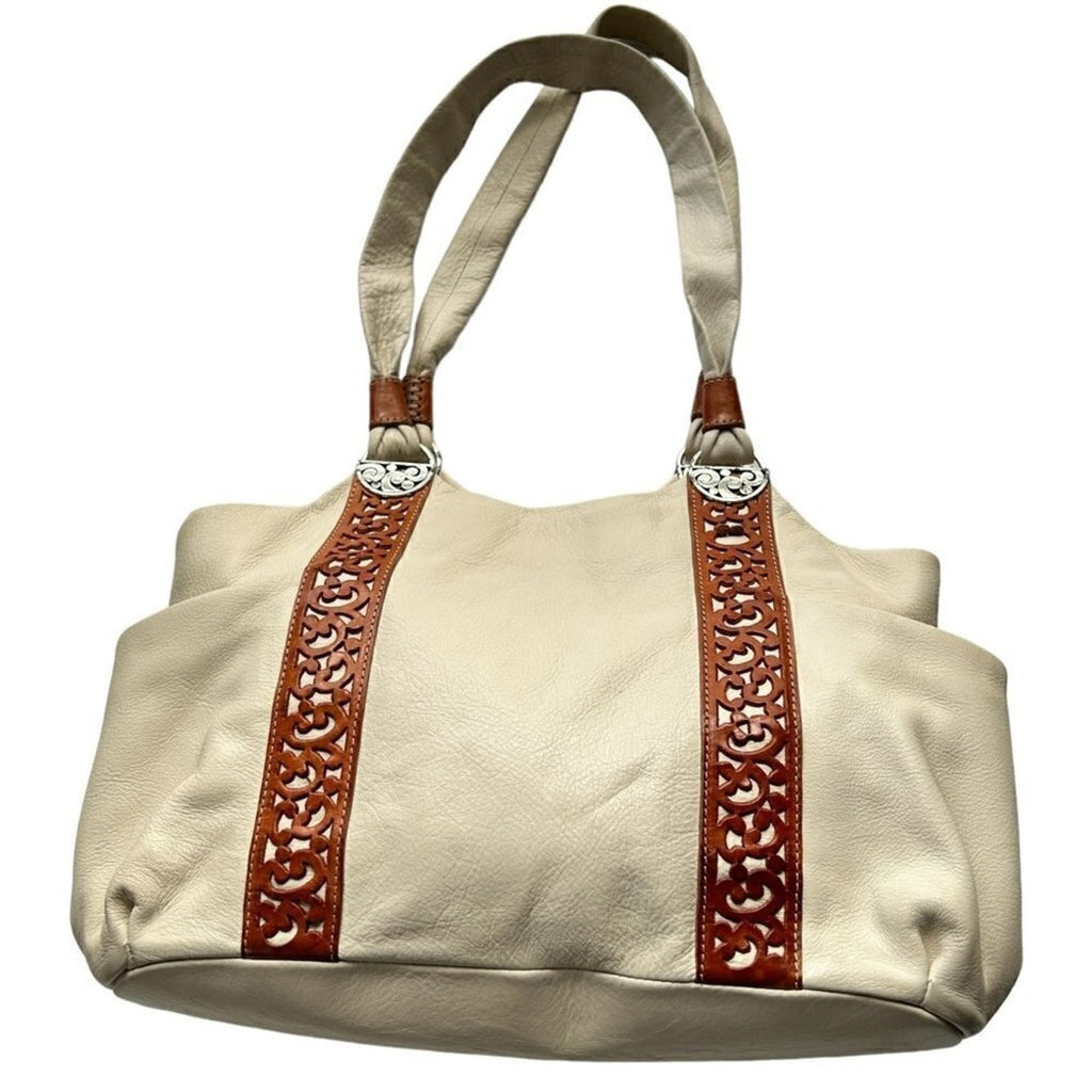 Brighton - Bag Tote - Heritage Collection Callie Taxco Mexican Silver Leather