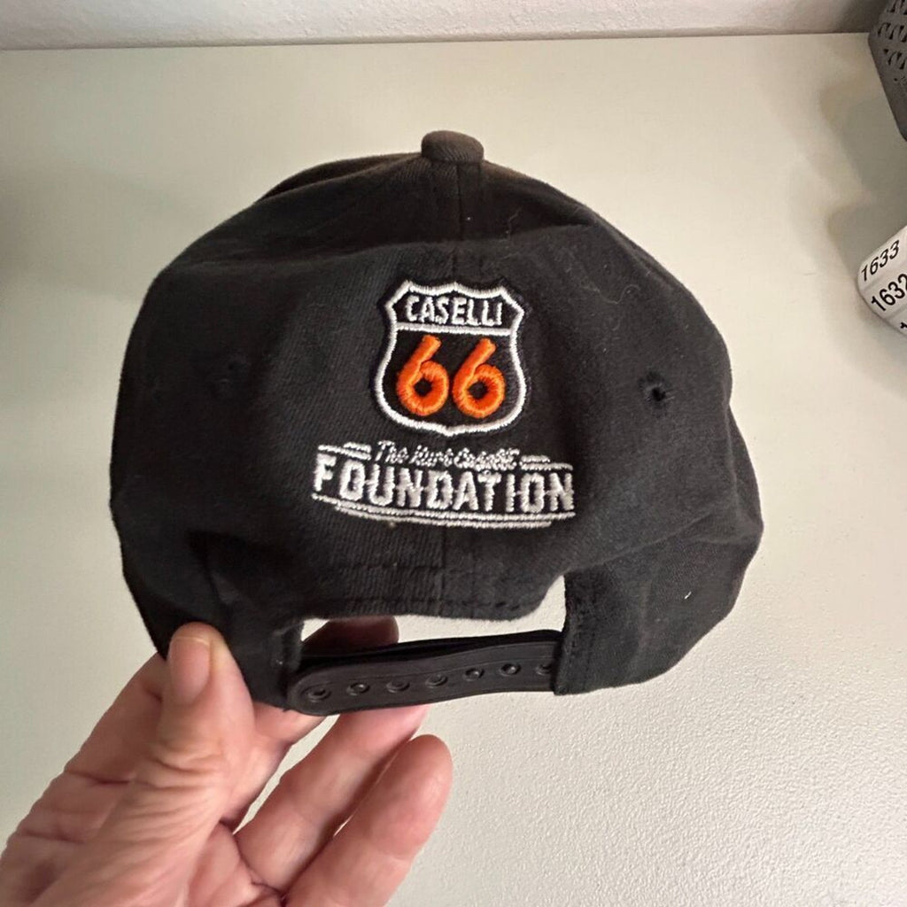 Kurt Caselli 1983 - 2013 #66 Memorial Hat Black - Motorcycle Racer - Ball Cap