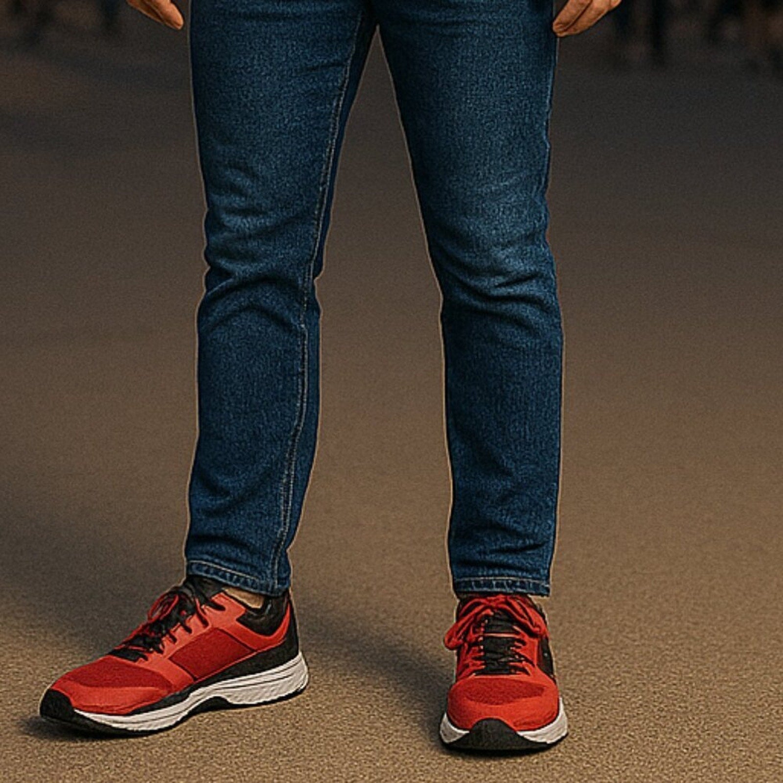 ProPet Visp Men’s Hiking Shoes — Red/Black, Size 11 (Wide) #S5