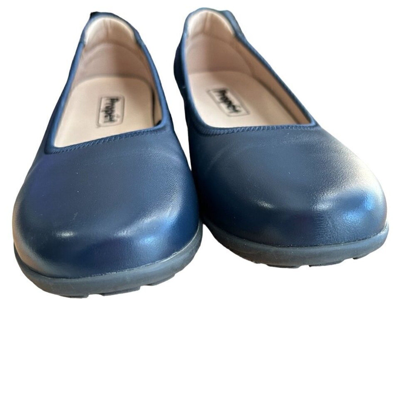 Propet Yara Women’s Casual Shoe — Navy, Size 8, Wedge Sole #S3‑1456