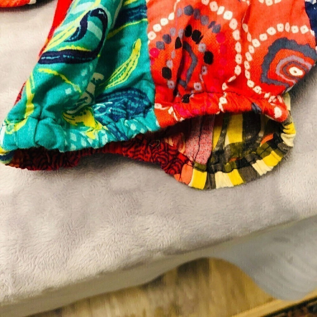 Jumpsuit Sleeveless for Women, Sz. S/M Blowsy Legs, Stretch Top, Multicolor Boho