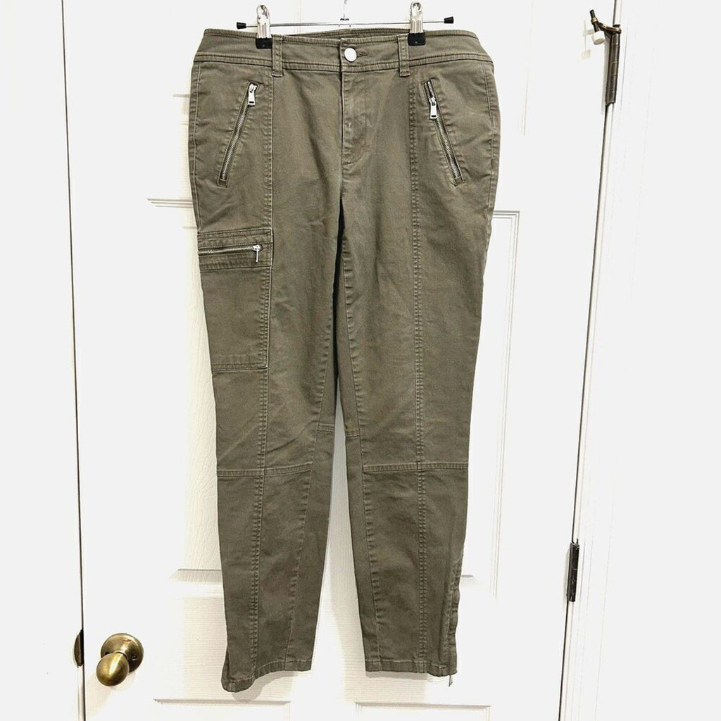 Lauren Ralph Lauren Women's Khaki Pants - Size 8 (31.5" x 27")