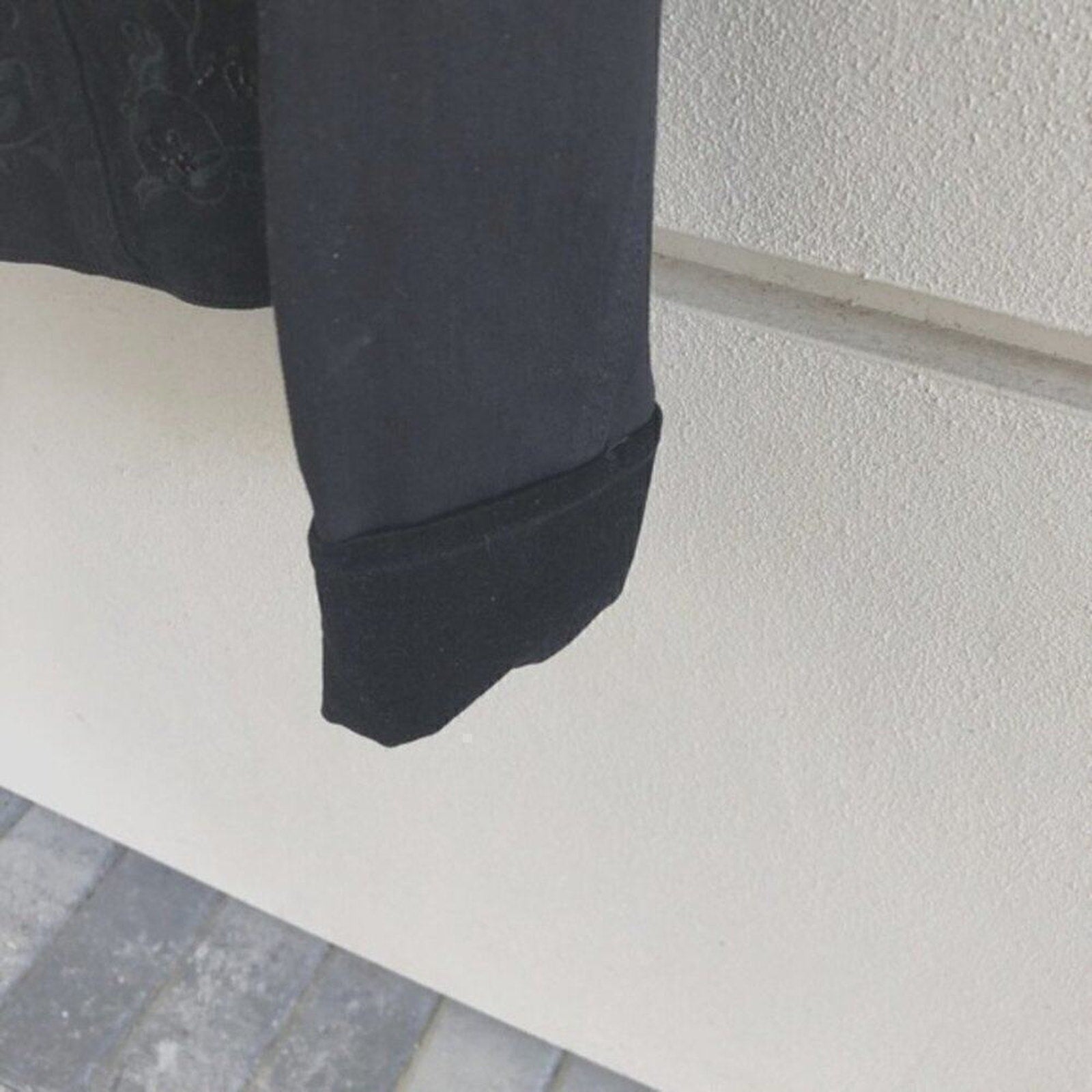 Lauren by Ralph Lauren Black Denim & Velvet Cuff Jacket, Button front Sz: M #BH