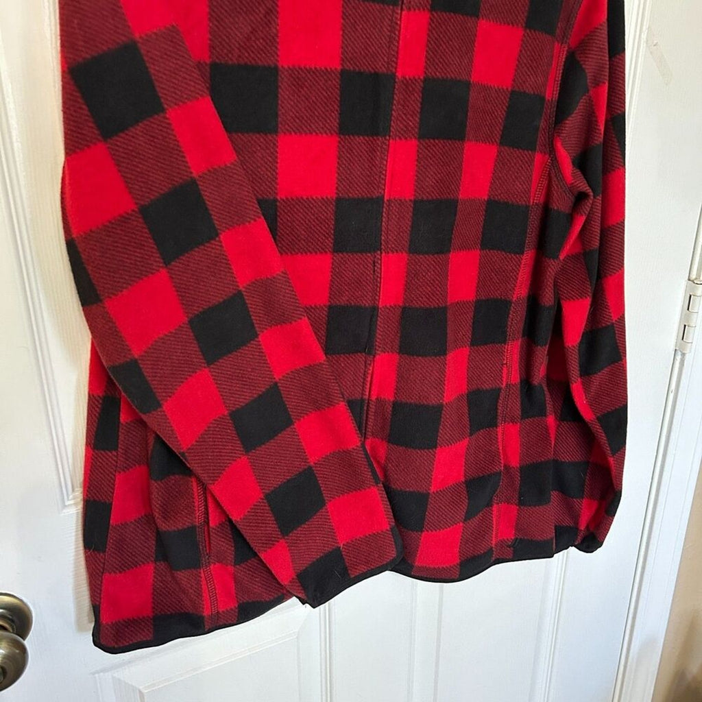 Joe Fresh Women's Buffalo Check Flannel Shacket Size Large #C1624