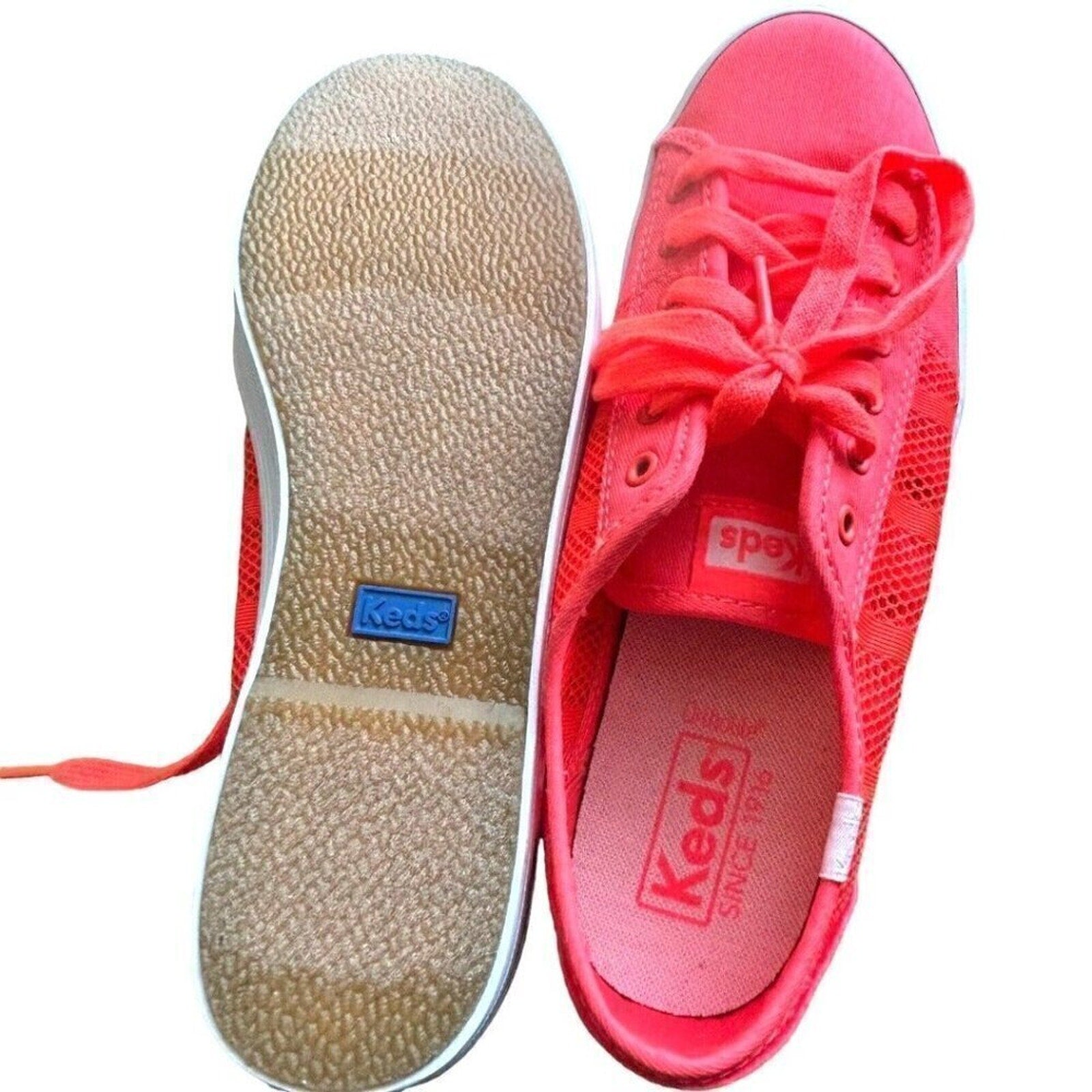 Keds  Womens Sneakers Glow Orange Size 6.5 - See Photos #S3