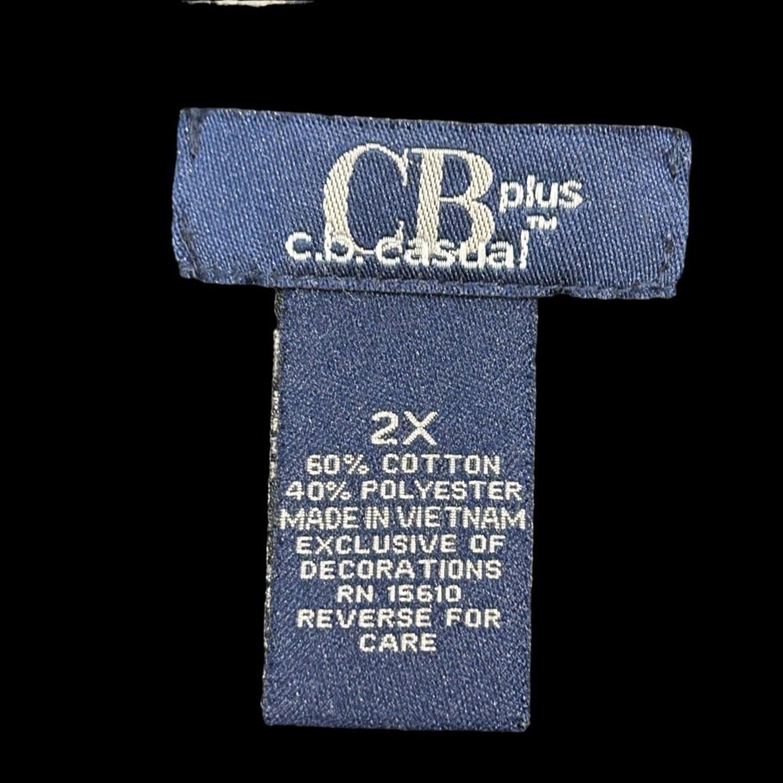 CB Plus Women’s Black Snowman Festival Shirt 2X #F1225