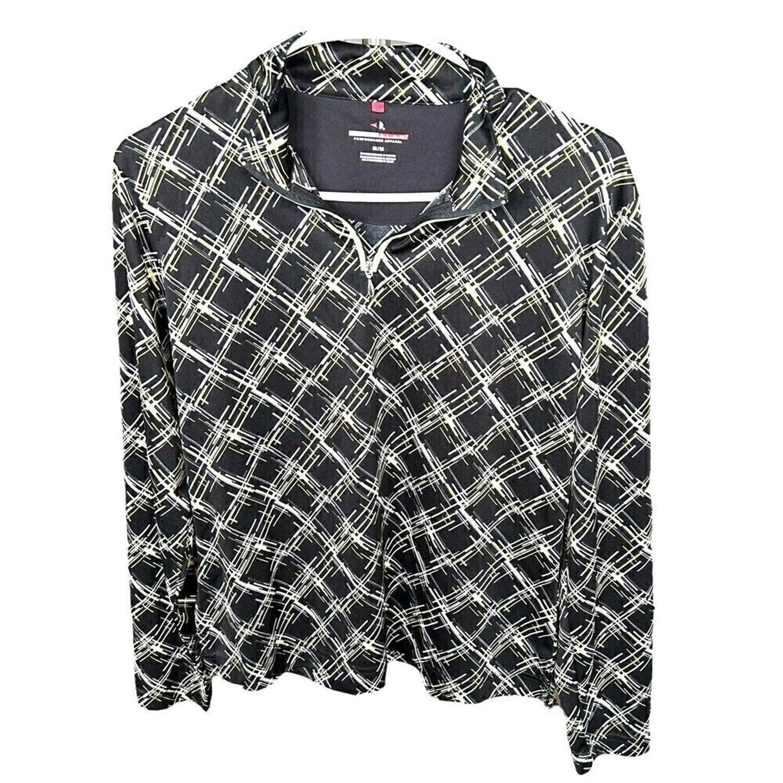 Grand Slam Performance Women's Tennis - Athletic Top, 1/4 Zipper, Size M #1121