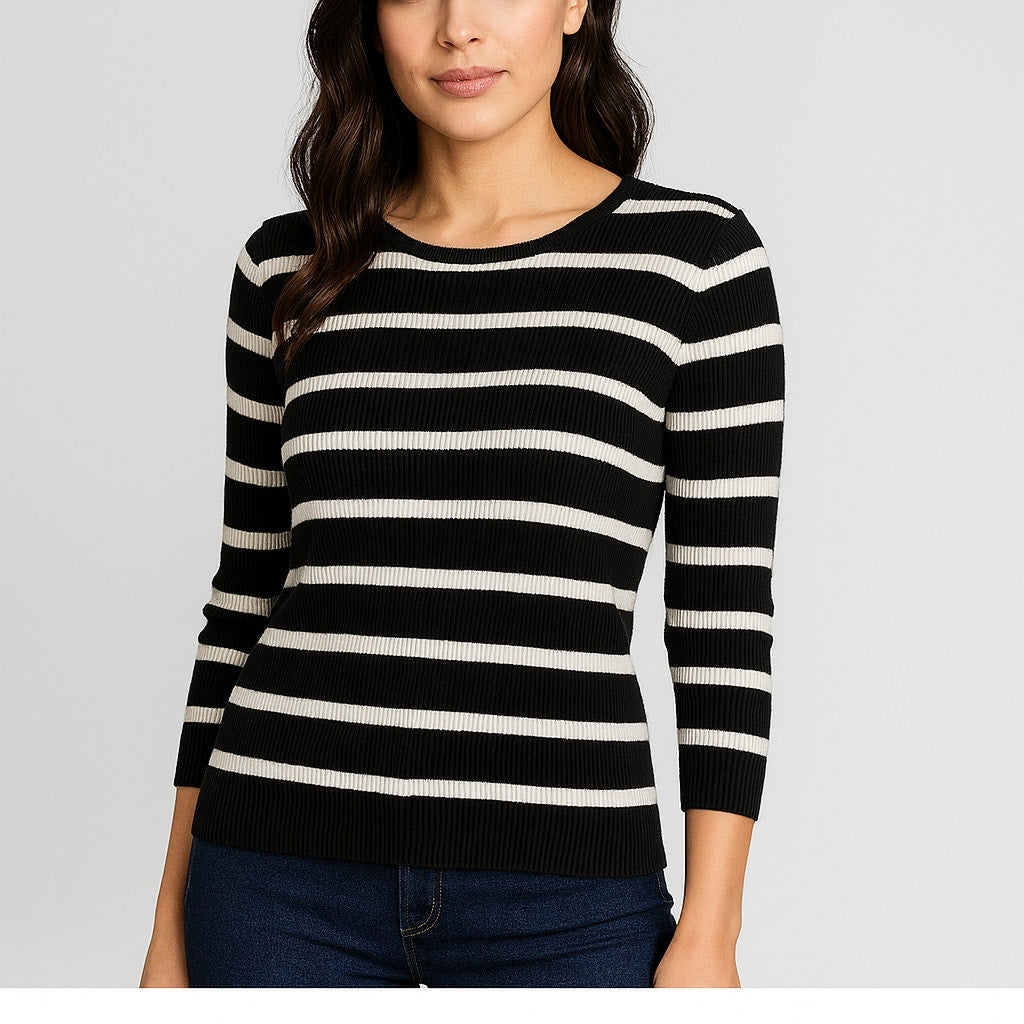 Pendleton Women's Sweater Pullover Size M Long Sleeve Cotton Rayon