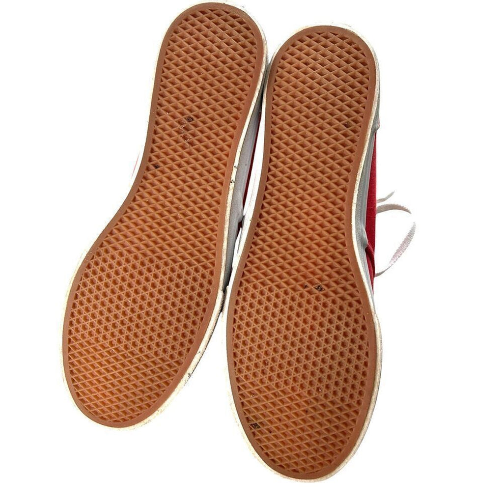 Vans Off The Wall Skate Shoes Light Red Lace Low Top Sneaker Sz. 9 (W)