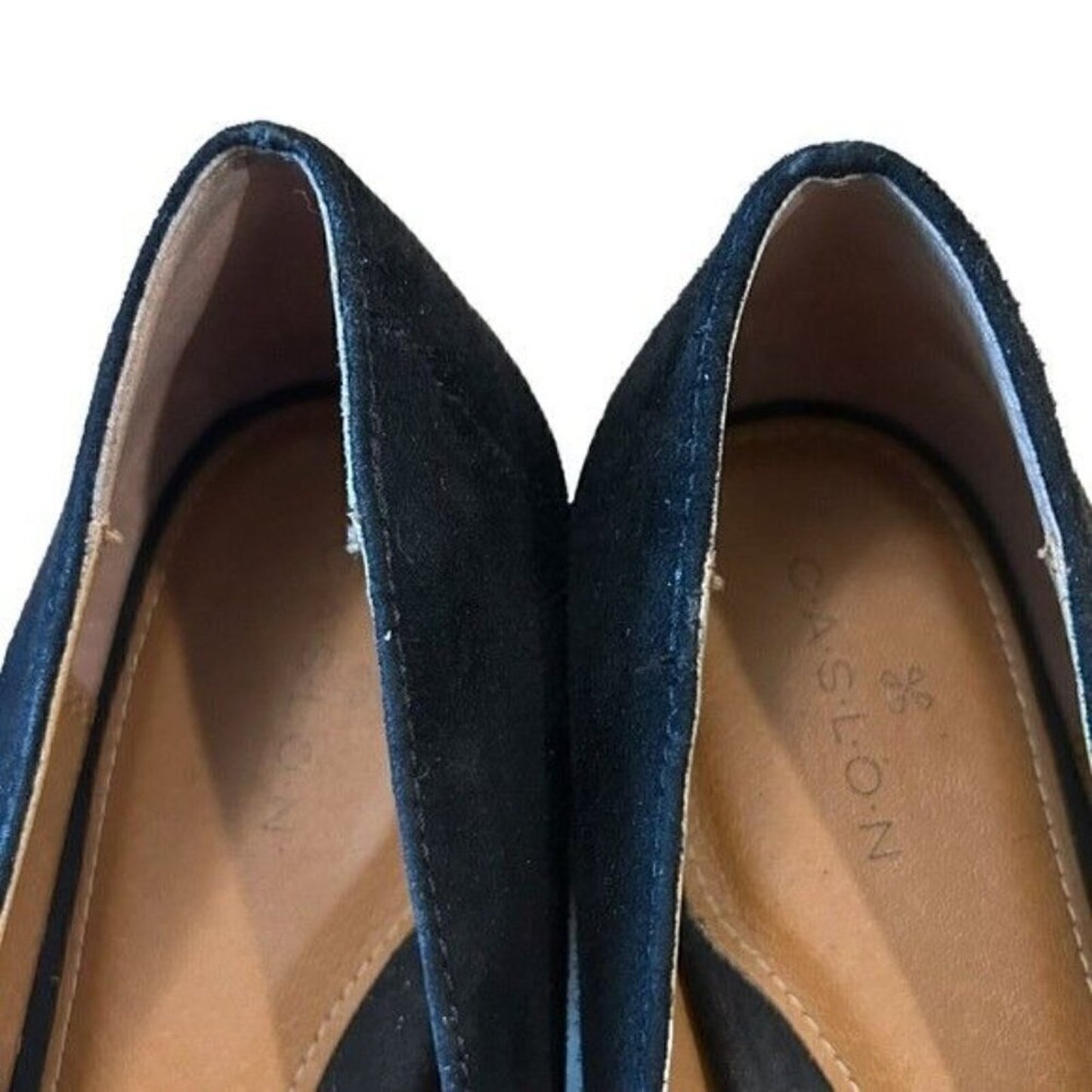 Caslon Women's Shoes Suede Leather Comfort Black Size 7.5 #S1-1326