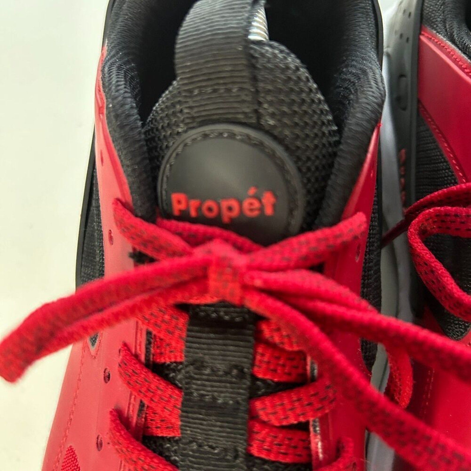 ProPet Visp Men’s Hiking Shoes — Red/Black, Size 11 (Wide) #S5