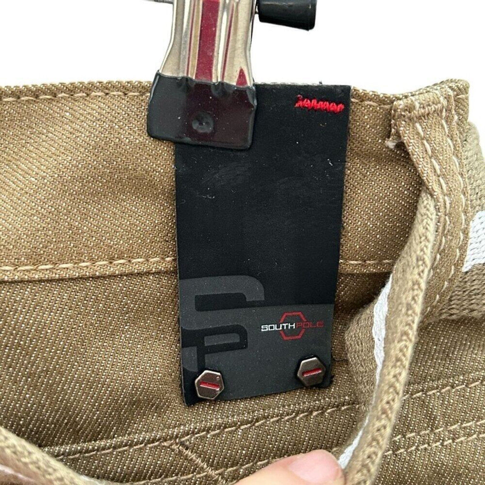 South Pole Men's Deep Khaki Pants Size 32 x 30 NWT Heavy Canvas Style #PJ3-1559