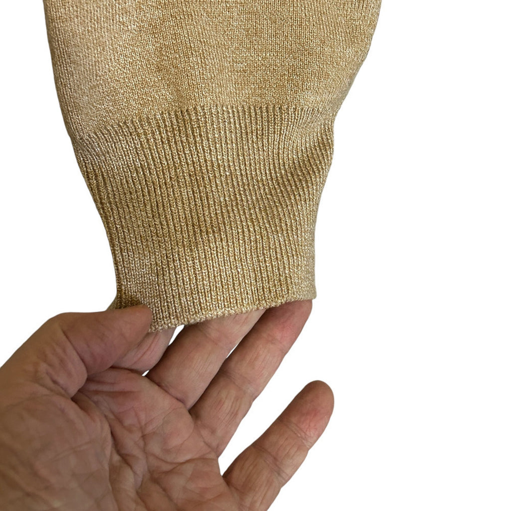 Silversilk Sweater Men's Size XXL Tan/Brown Heavy Fall/Winter Wear Zip Pockets