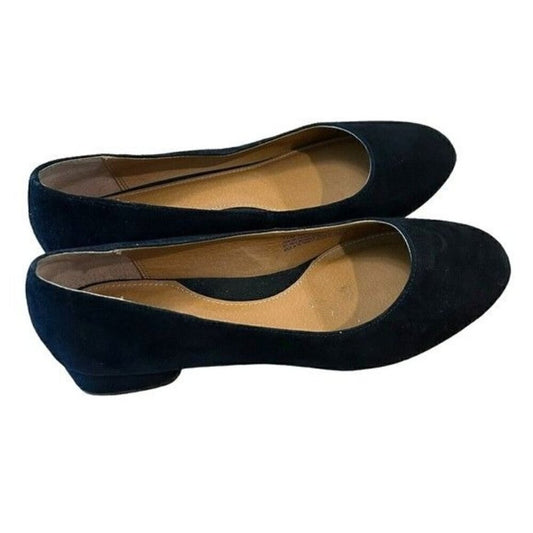 Caslon Women's Shoes Suede Leather Comfort Black Size 7.5 #S1-1326