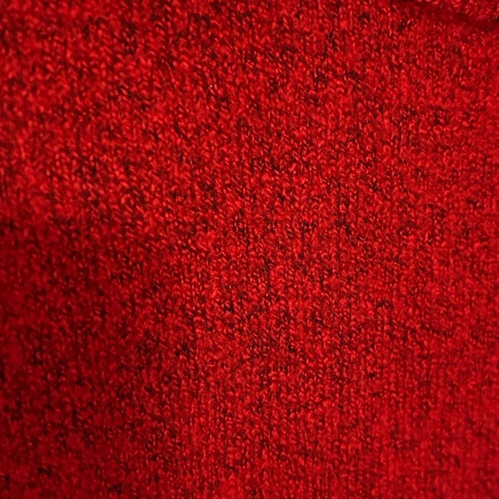 Talbots Red Mock Neck Sweater Women's Sz. L, Buttoned Mock Neck #