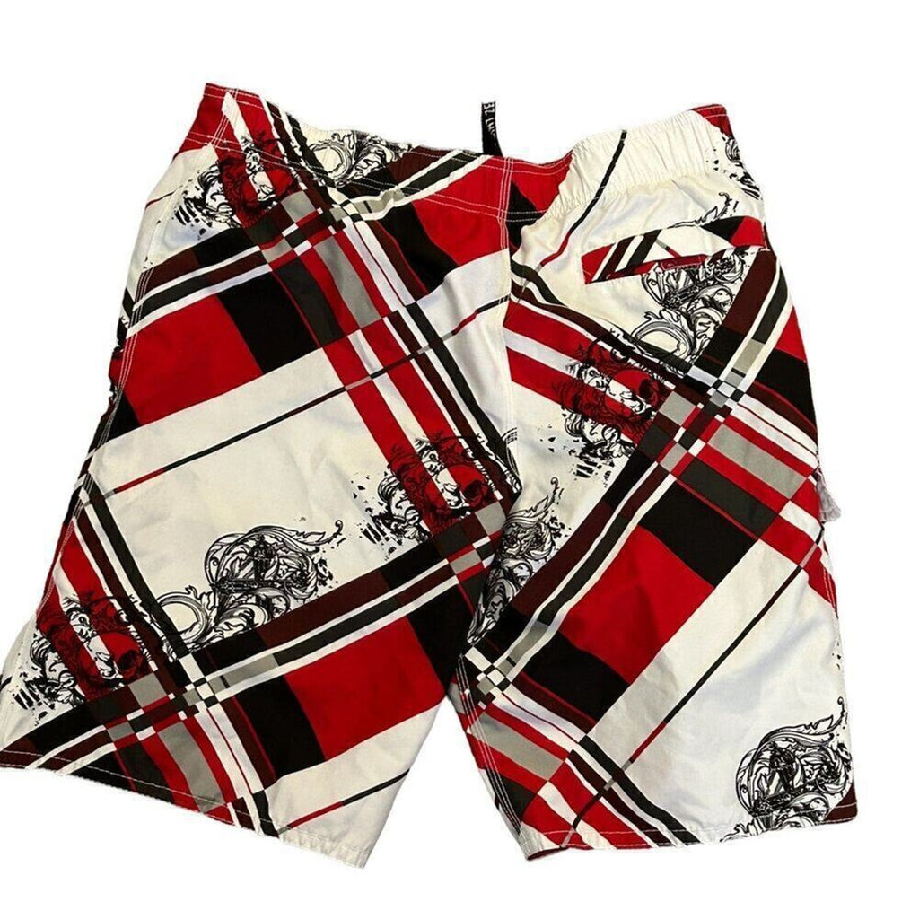 Point Zero Long Board Shorts Size M Trunks Beach Swim Surf Casual Play #A-1599