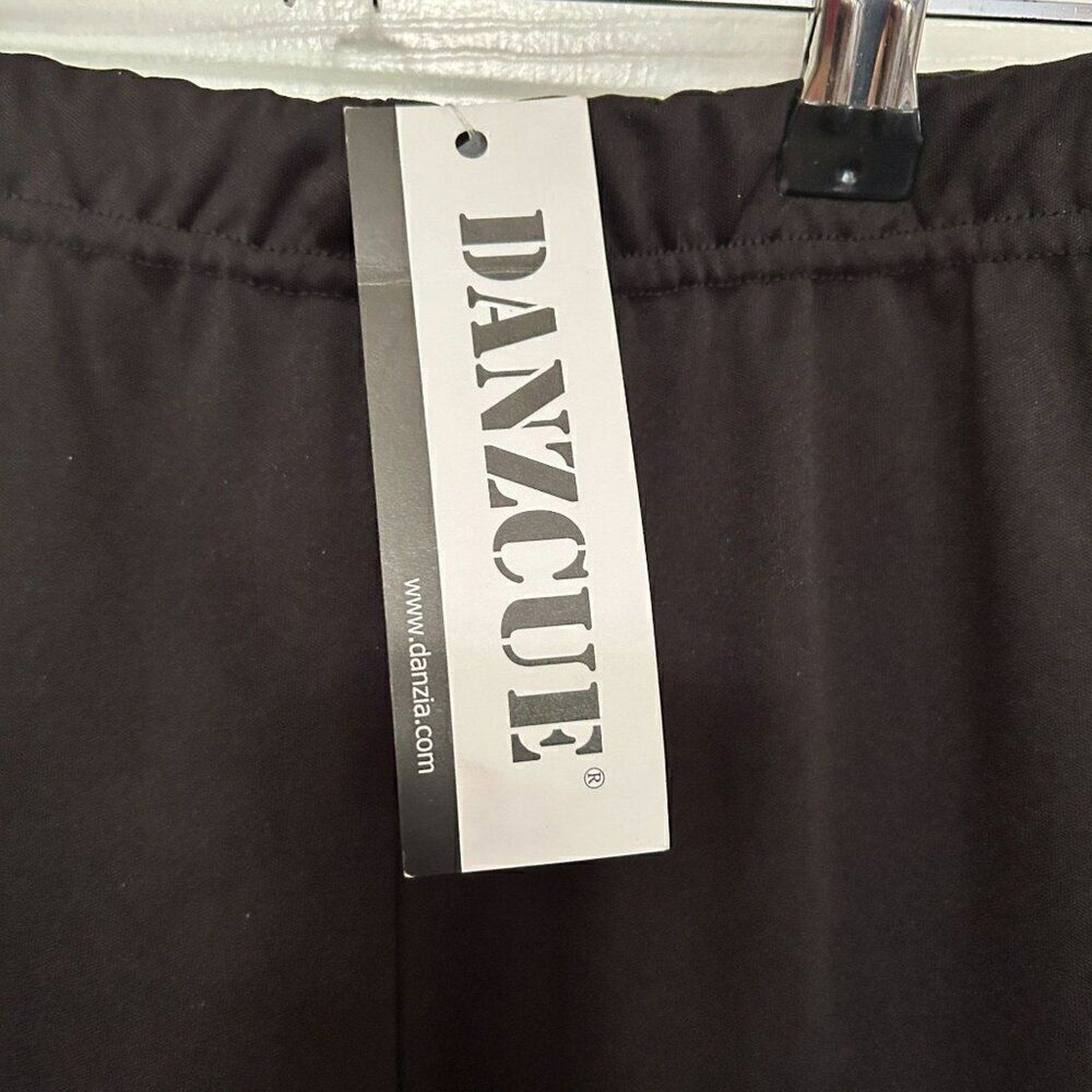 Danzcue Praise Dance Palazzo Wide Leg Girl's Youth Pants Black Gold Size L-XL #H