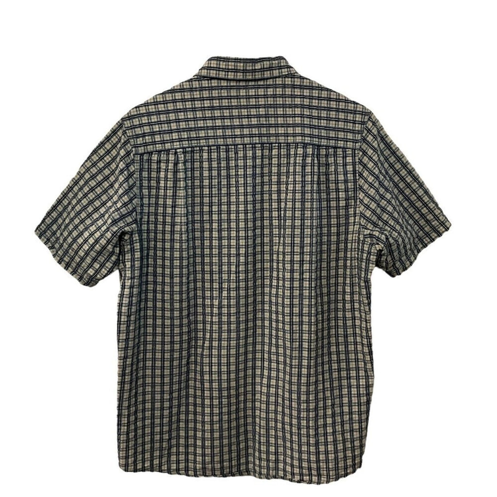 CLEARWATER OUTFITTERS Mens Sz M Short Sleeve Pld. Button Up Collared Shirt #1100