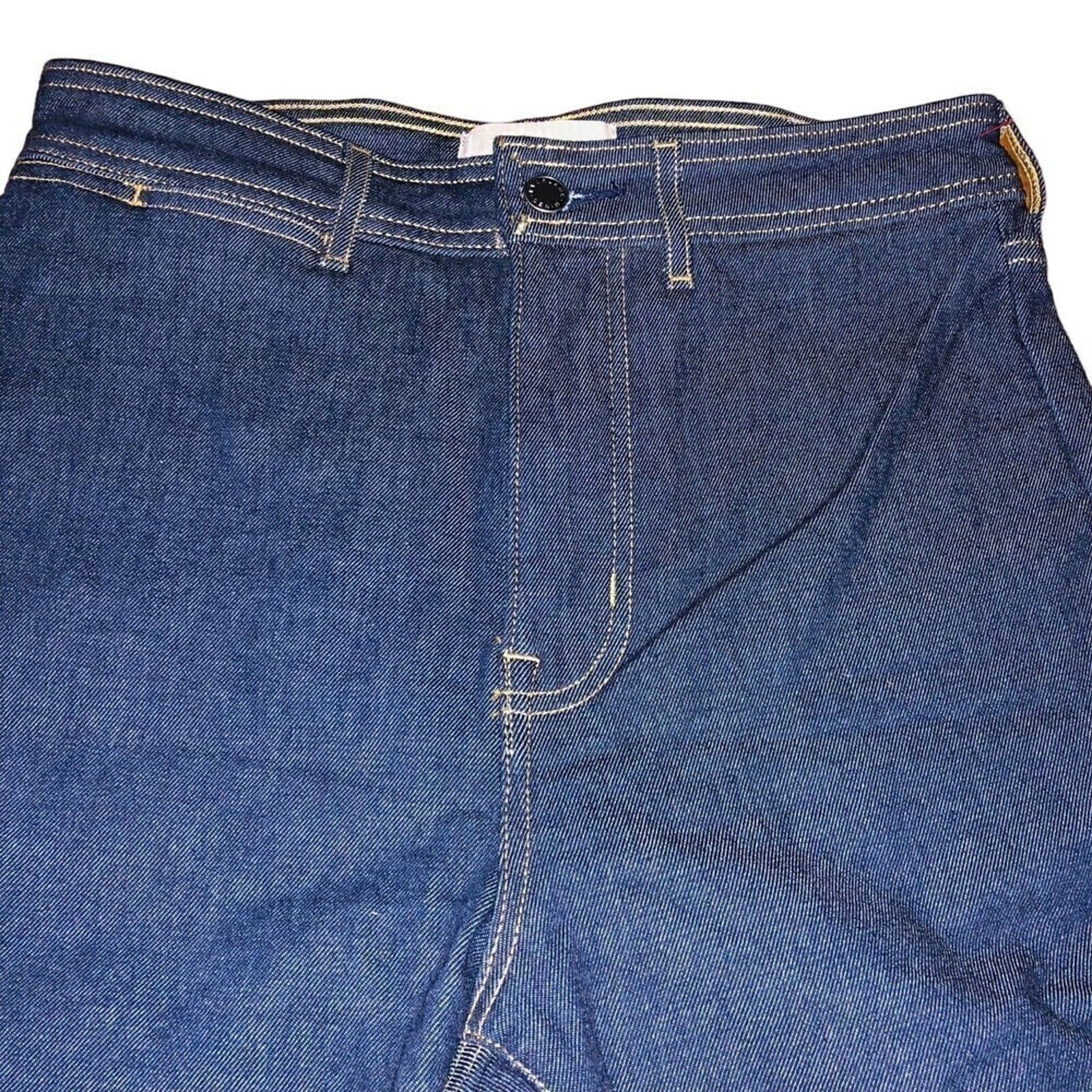 EVERLANE Jeans Womens The Hi-Rise Split Hem Organic Cotton Blue Size 29 #1072