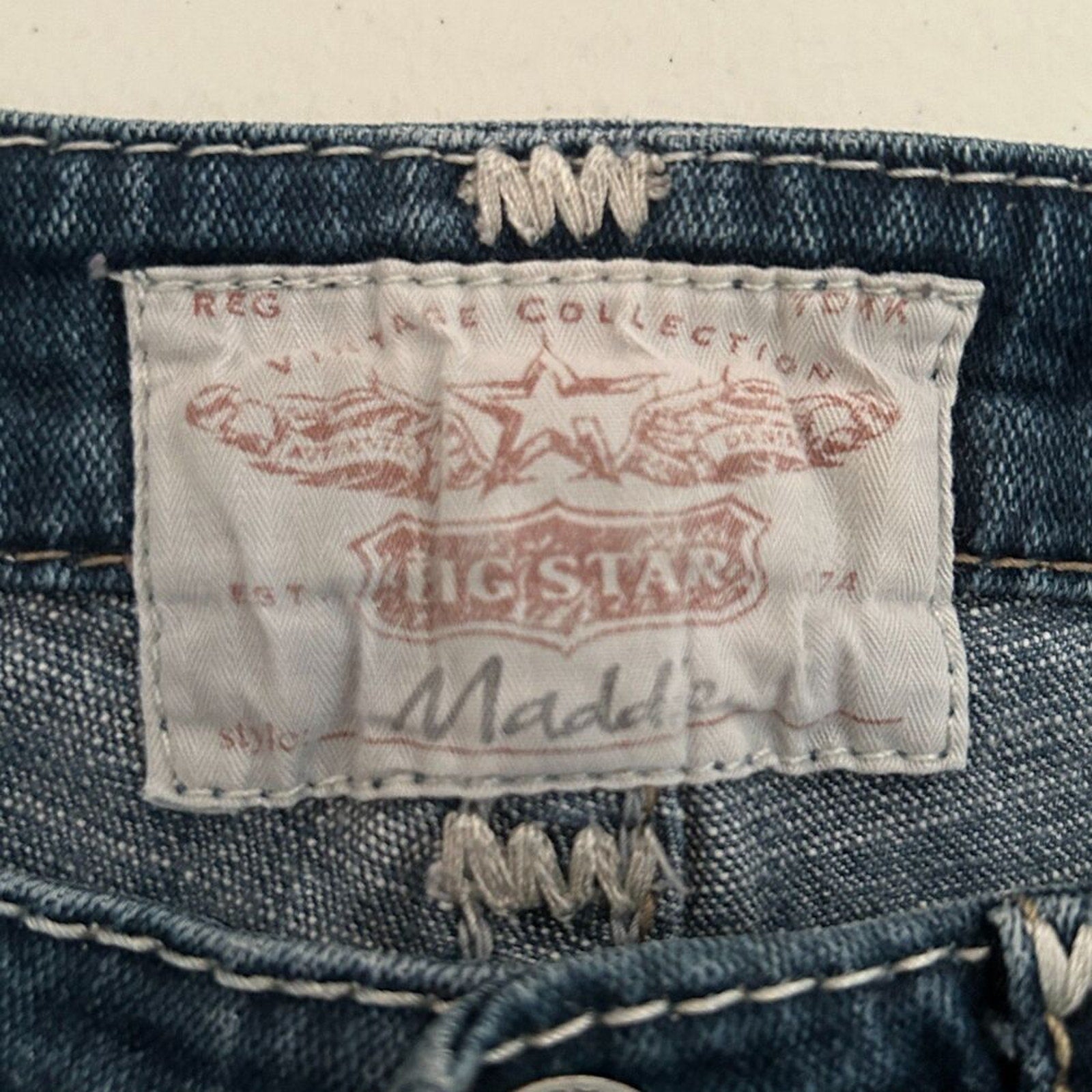 Big Star Women's Jeans Size 26 Straight Leg Mid Blue Wash