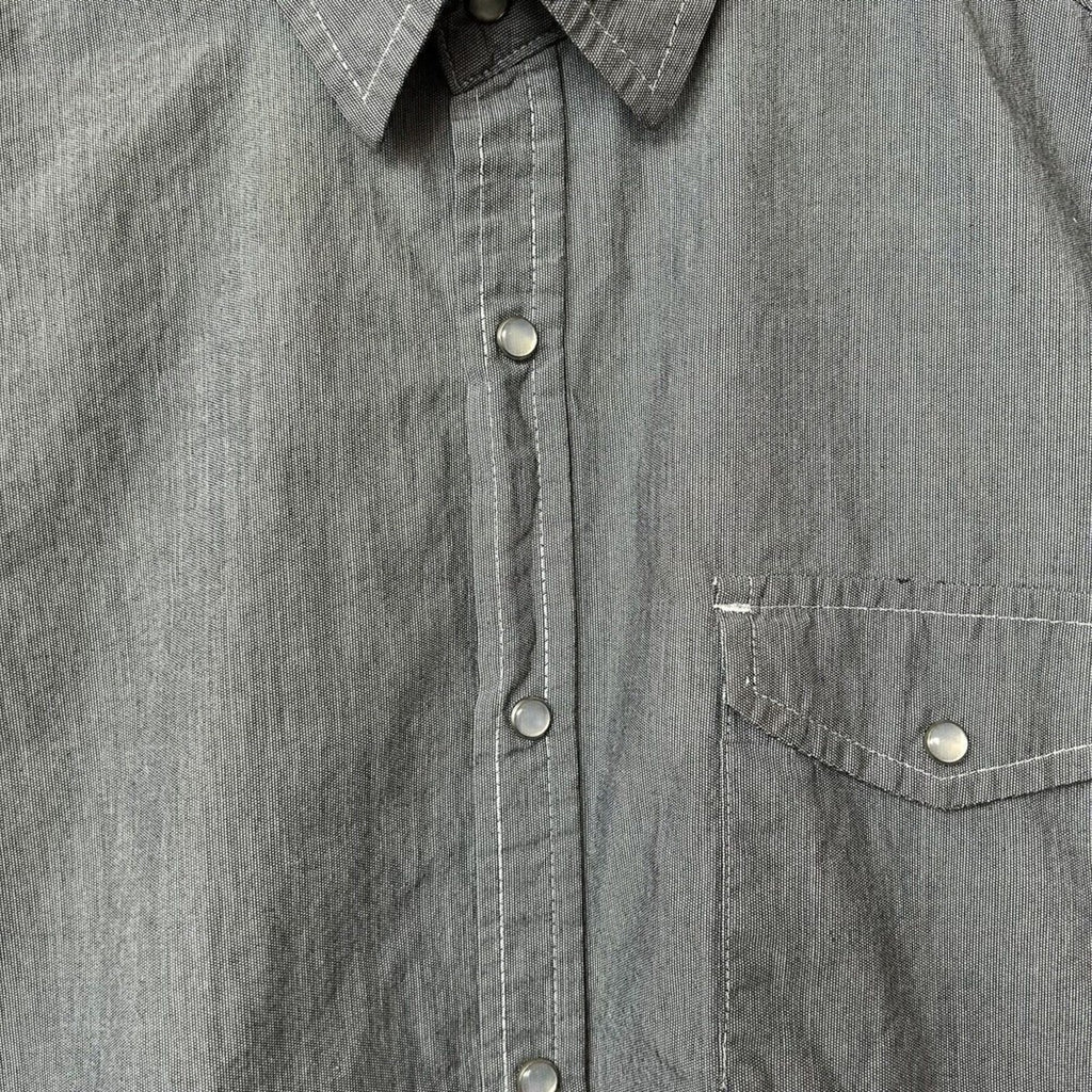 Kenneth Cole Pearl Snap Mens Western Button Up Shirt Size (M) Med. #G1251