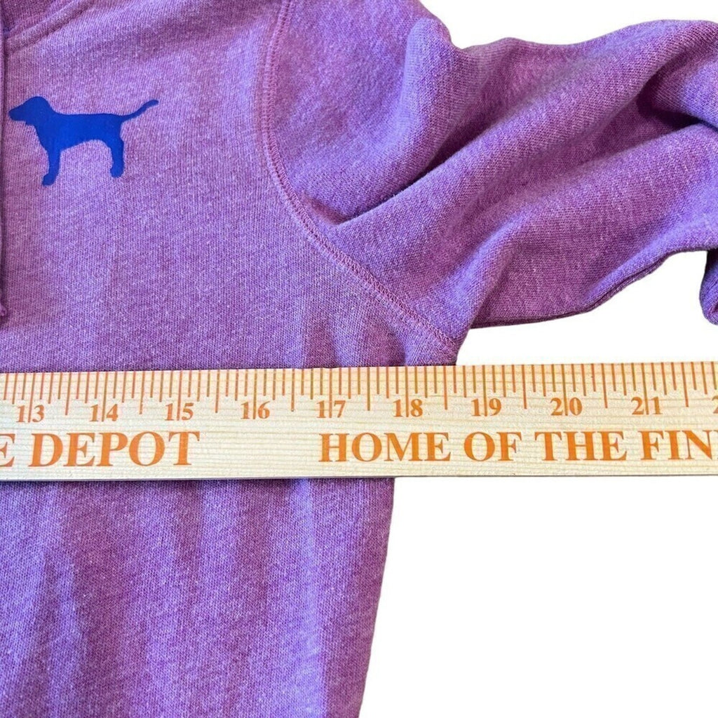 Victoria's Secret Purple Front Hoodie W/Pouch Pockets, Sz (S,) "LOVE PINK" #HG