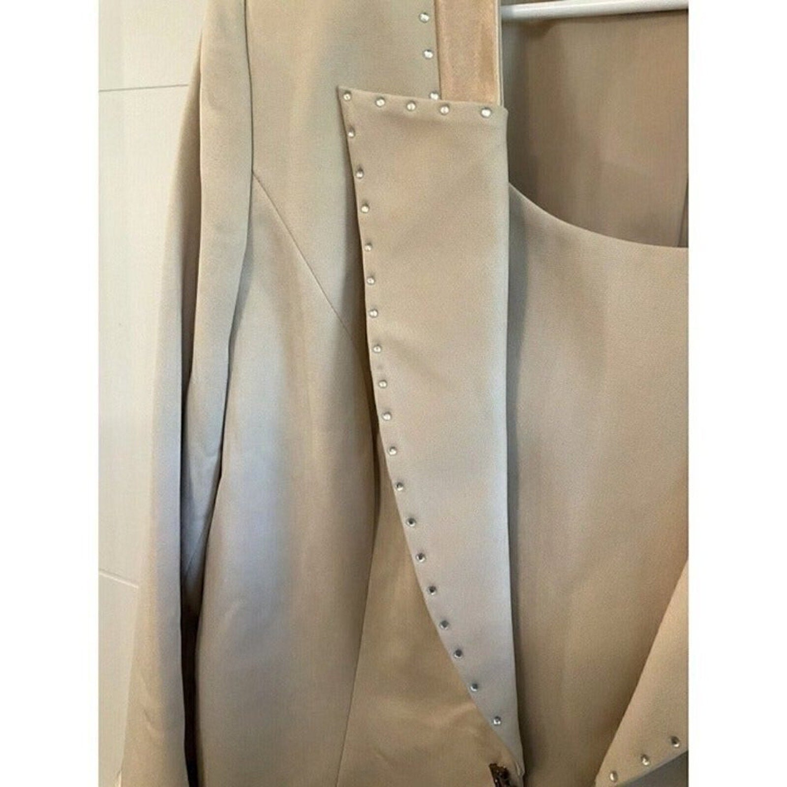 Women's Blazer "Capri" - Size 12 - Champagne w/Camisole Attachment - NEW #BH