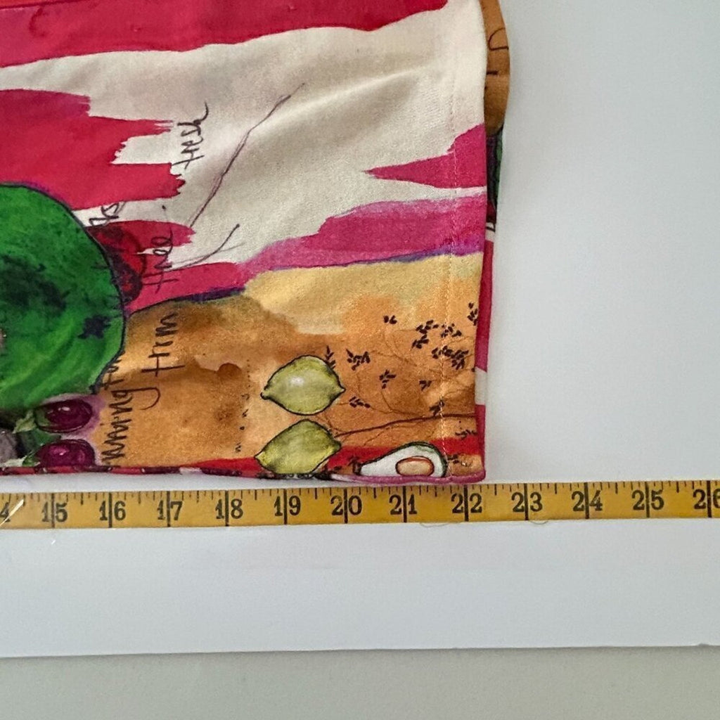 Aldo Martins Abstract Women’s Cotton Tank Top – Size 4, Sleeveless, Made in Portugal #H1552