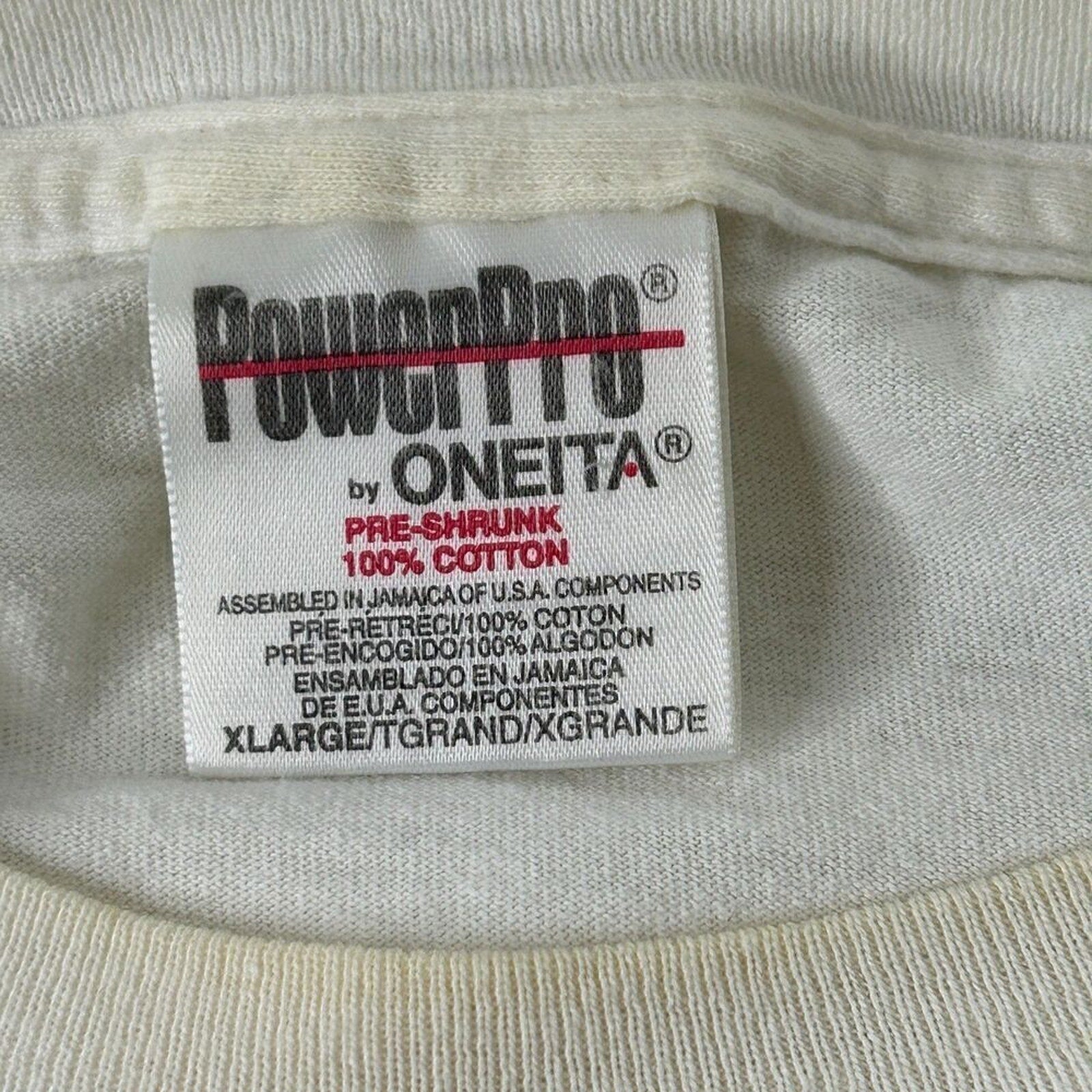 Vintage The Tonight Show Jay Leno Signature T-Shirt Size XL