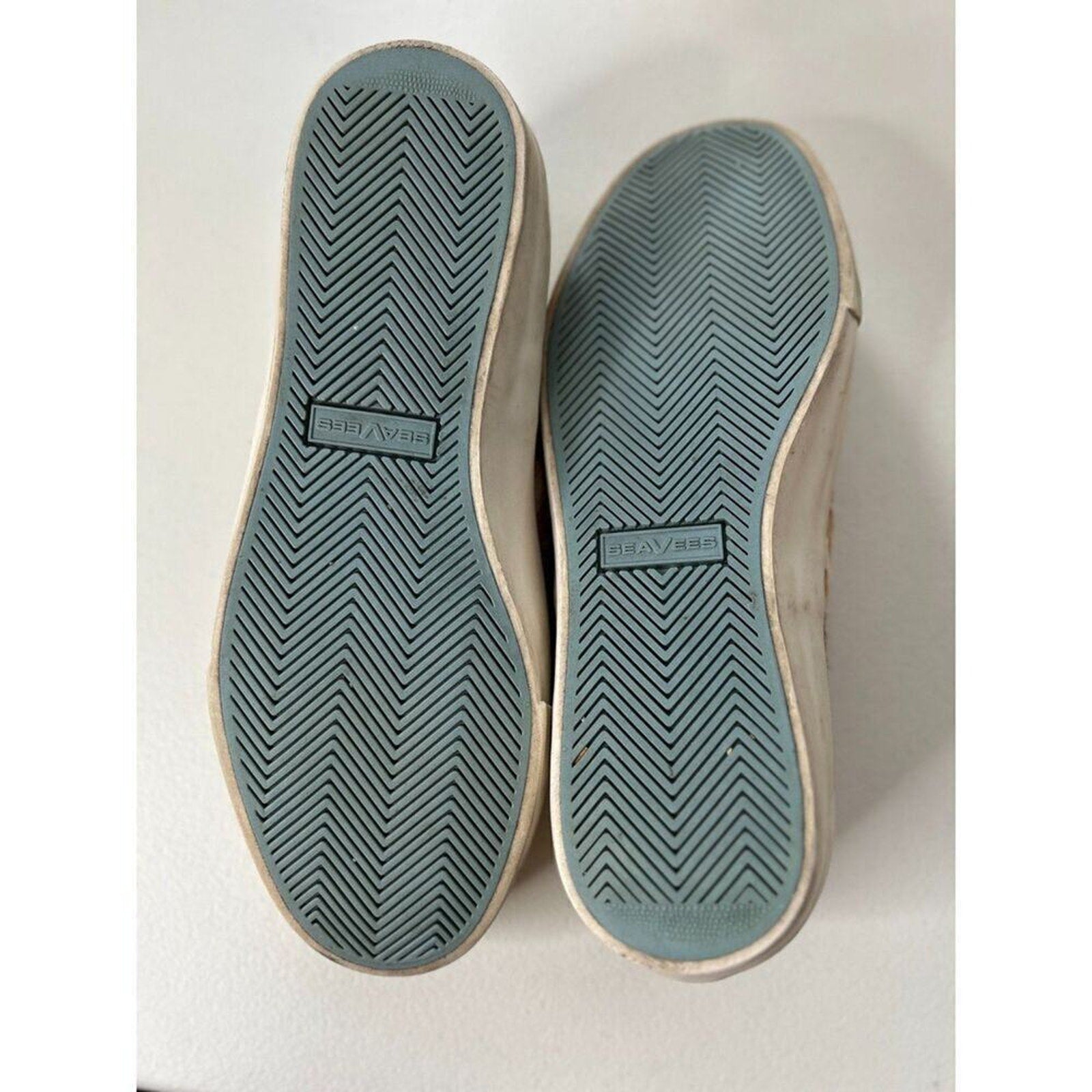 SeaVees Baja Platform Mulholland Cowhide Sneakers Women's Size 9.5