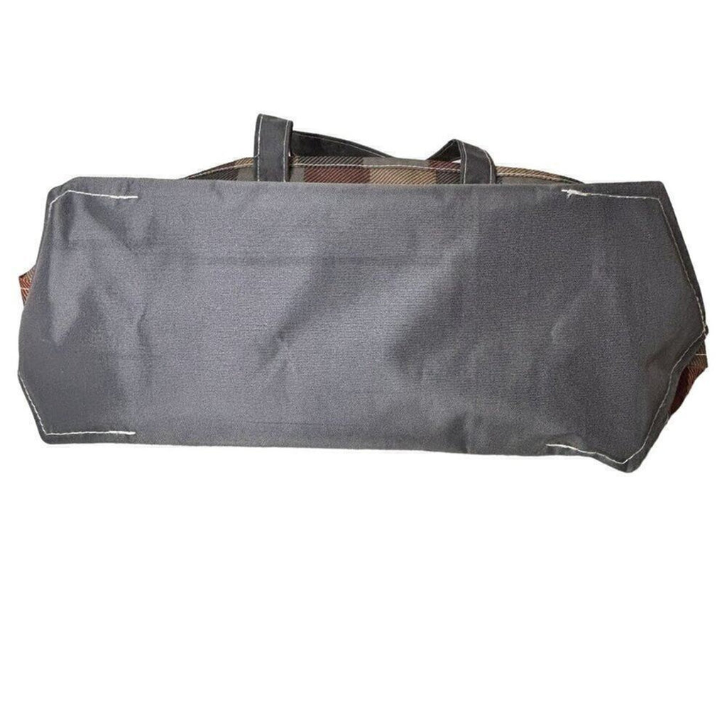 L.L. Bean Everyday Lightweight Tote Bag Plaid Maine School Workout Books Work