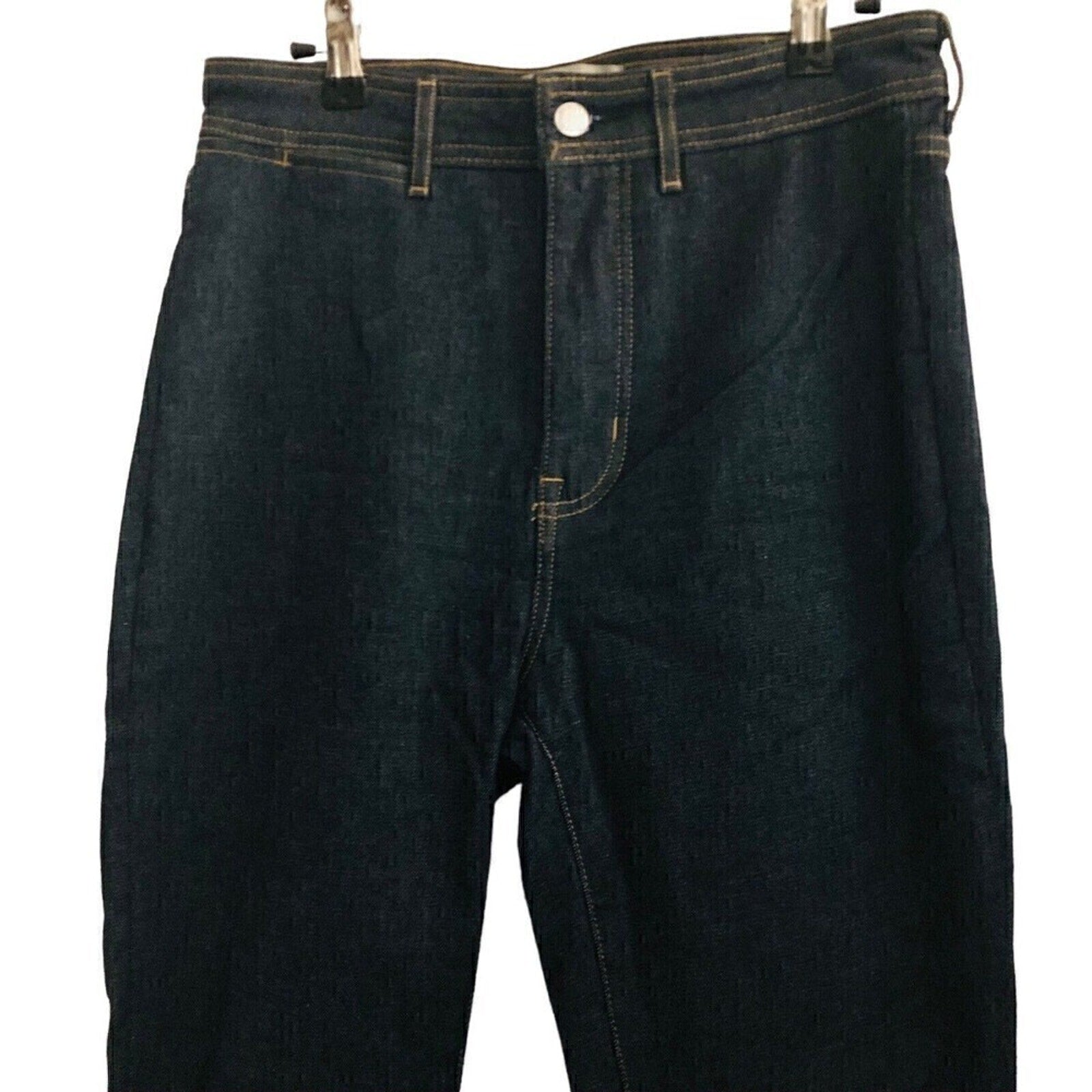 EVERLANE Jeans Womens The Hi-Rise Split Hem Organic Cotton Blue Size 29 #1072