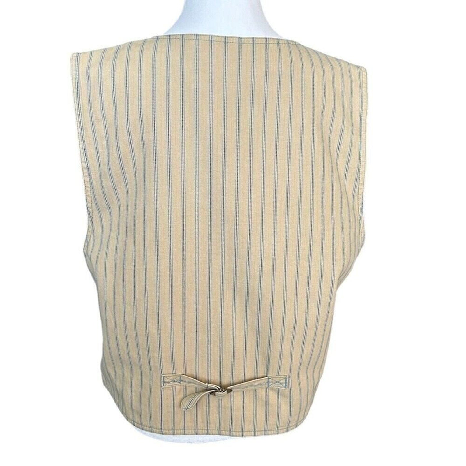 Liz Claiborne Liz Wear Floral Women's Vest w/Pockets Vintage 80s Sz. 14 #J1324