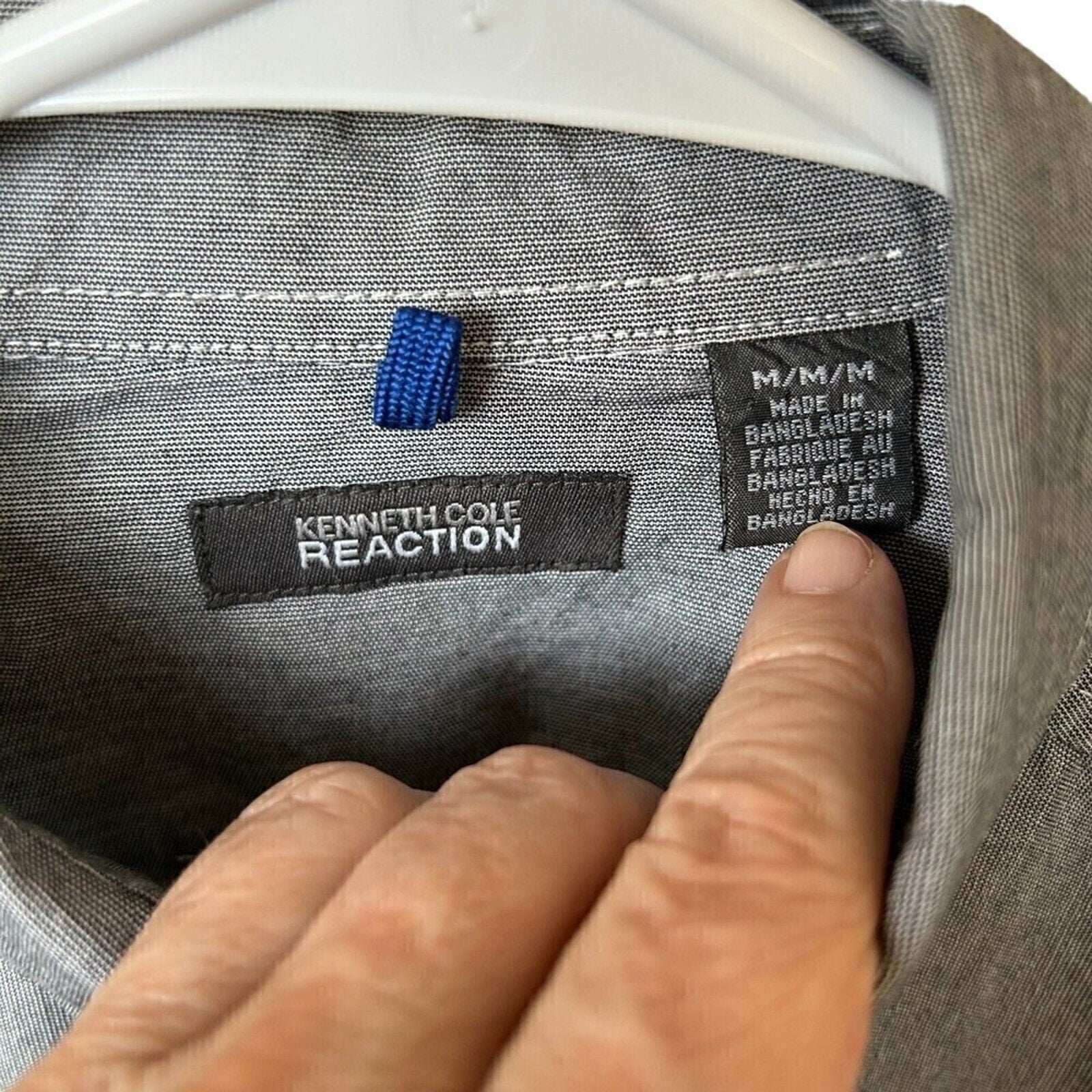 Kenneth Cole Pearl Snap Mens Western Button Up Shirt Size (M) Med. #G1251